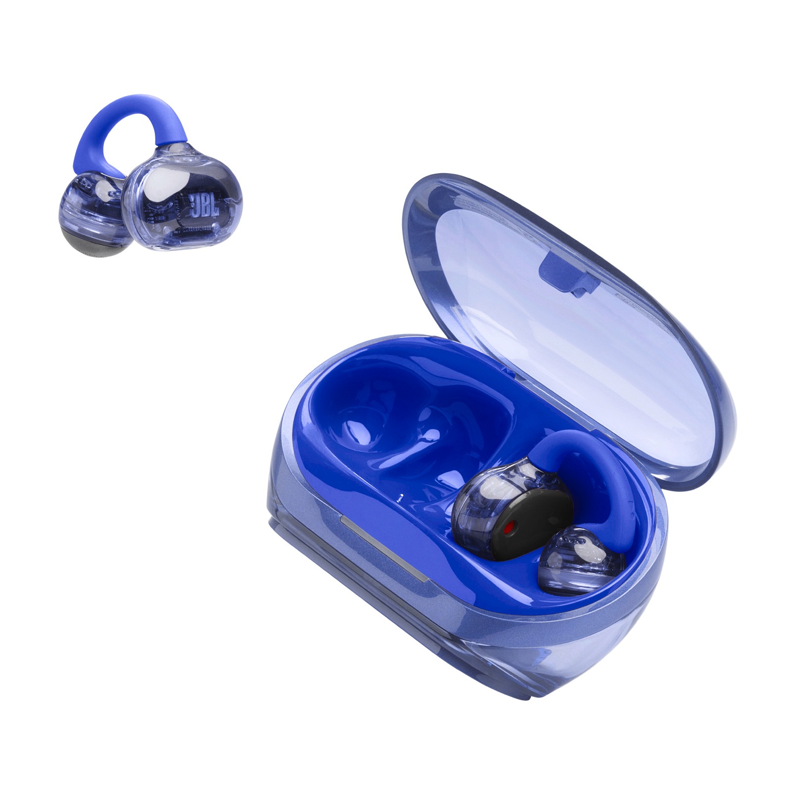 JBL, Open-Ear-Kopfhörer »Soundgear Clips« A2DP Bluetooth Freisprechfunktion, Blau, Dynamischer Sound mit Bass-Boost