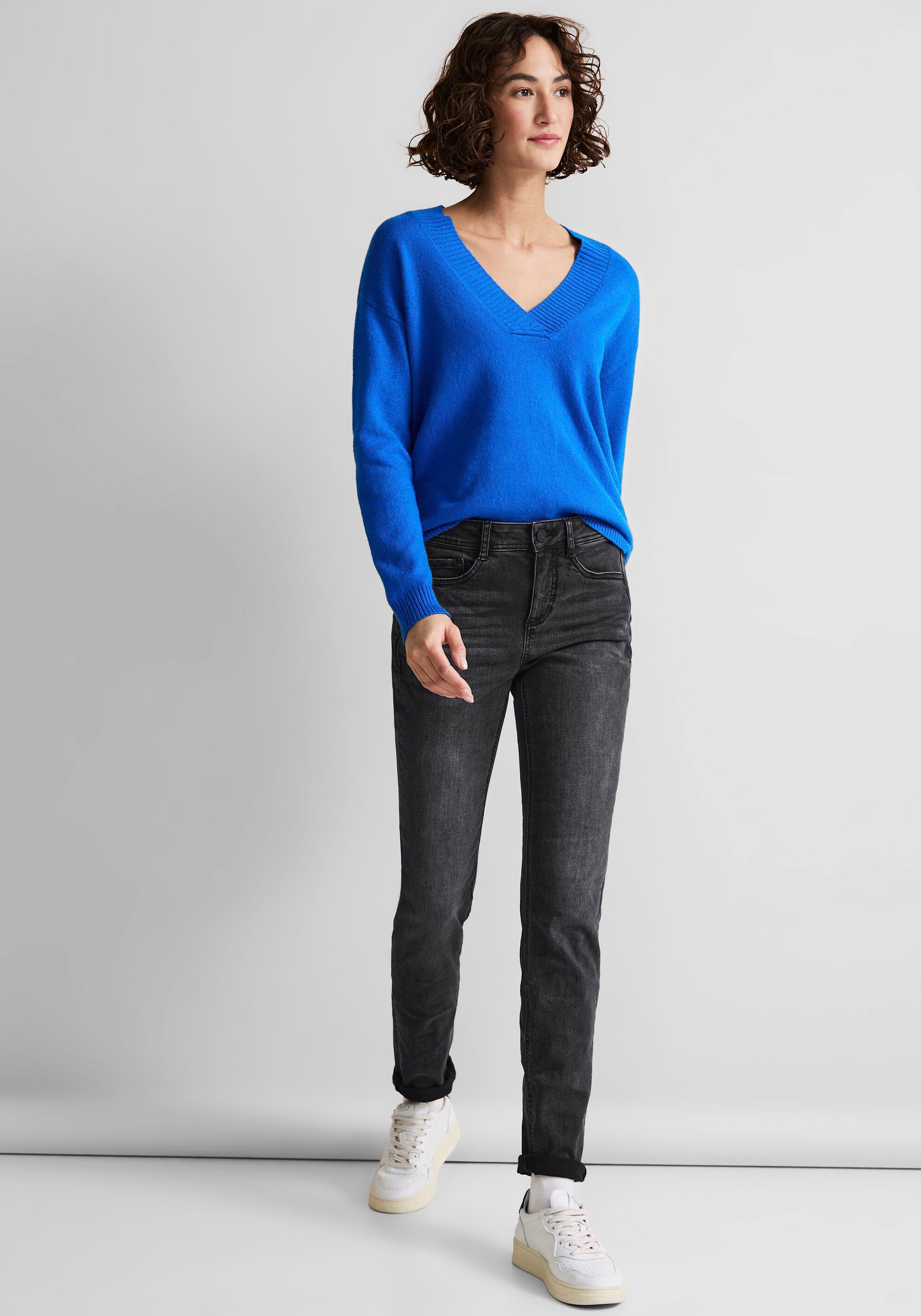 STREET ONE Slim-fit-Jeans, im Fünf-Pocket-Stil