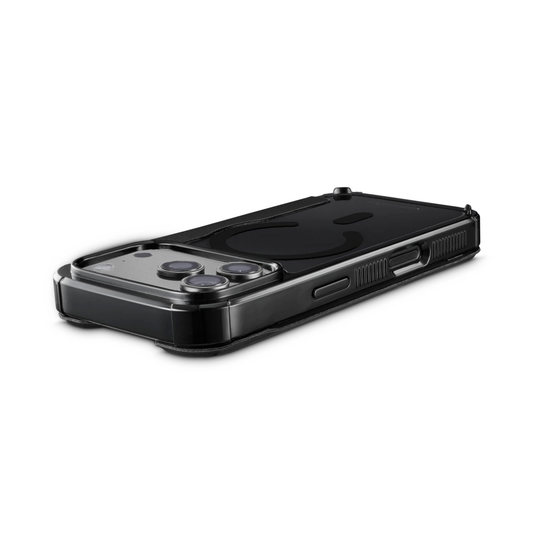 Hama Smartphone-Mappe »Handytasche für iPhone 17 Pro/18 Pro (stoßfest, für MagSafe)« Smartphones Sturzsicher, kratzfest, 4H, Wireless-Charging-kompatibel