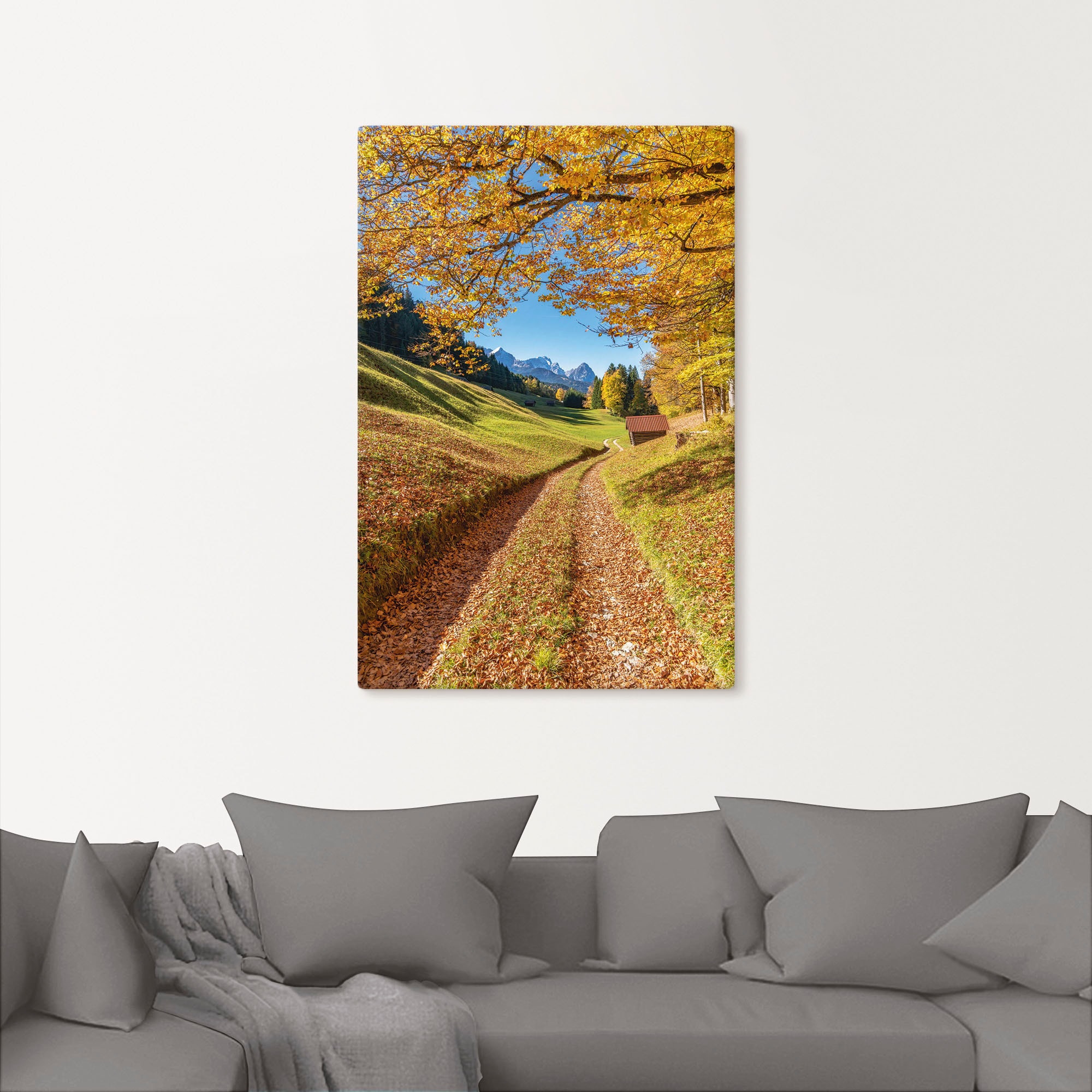 Artland Wandbild »Herbst in Bayern«, Berge & Alpenbilder, (1 St.), als Alubild, Outdoorbild, Leinwandbild, Wandaufkleber, versch. Größen