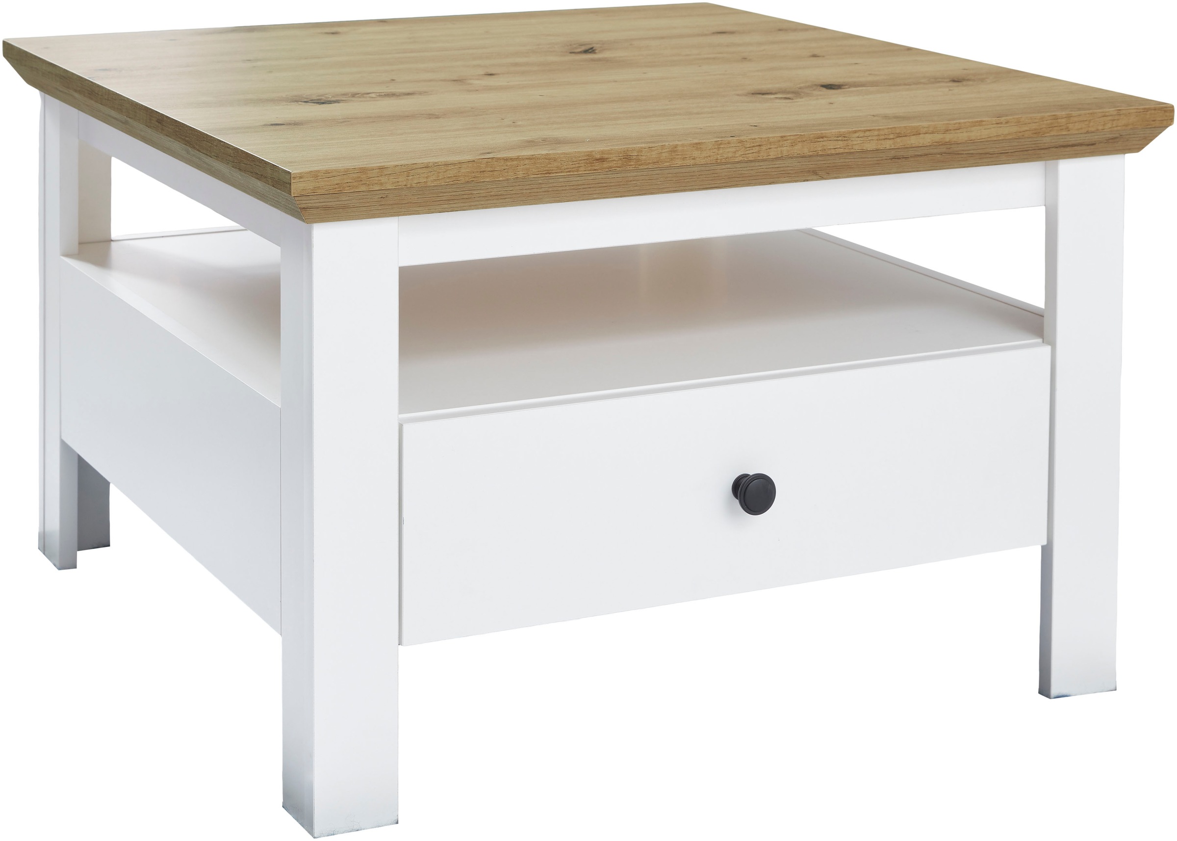 Home affaire Couchtisch "Ulm" Couchtisch mit Schublade & offenem Fach - (B/T/H) 70/70/46 cm