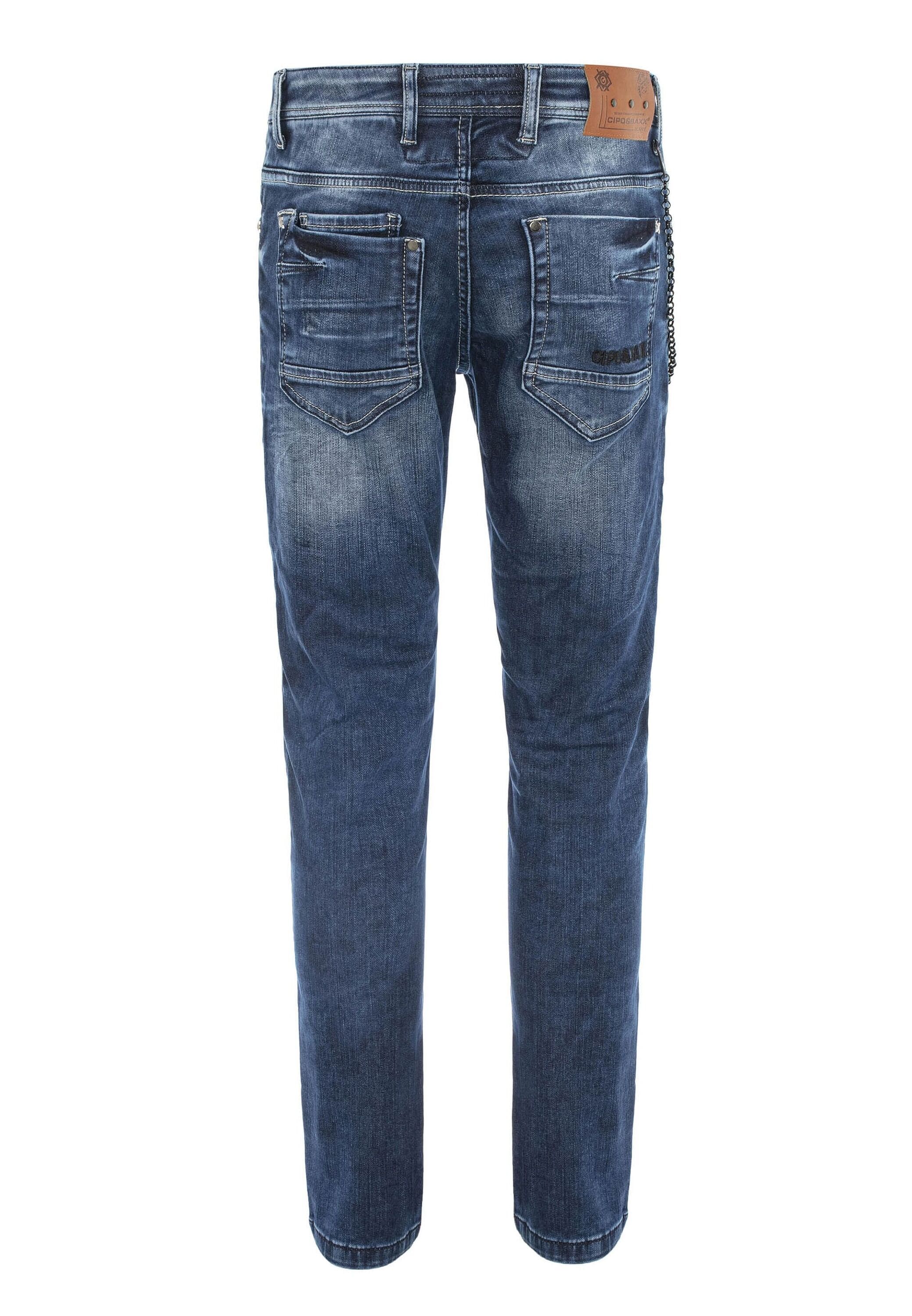 Cipo & Baxx 5-Pocket-Jeans »Cipo & Baxx Jeans« mit modischen Ziernähten, CD676