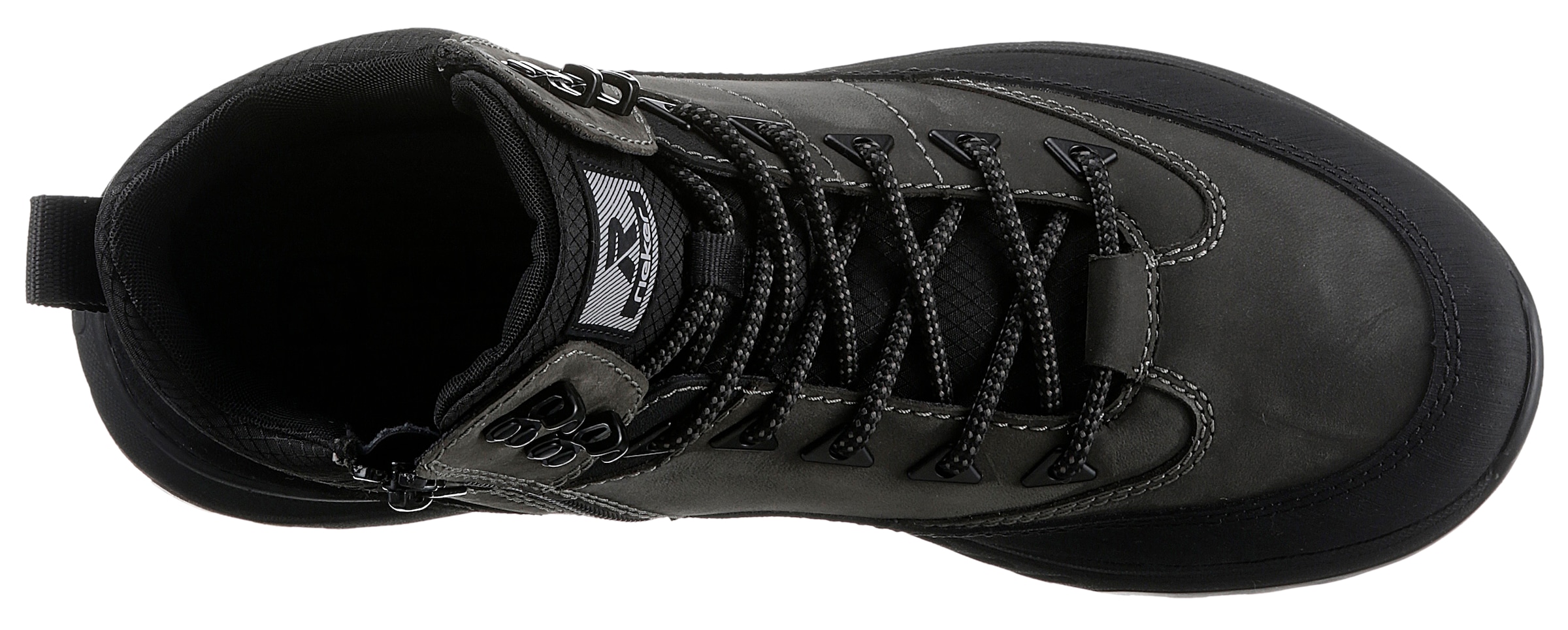 RIEKER Sport Winterboots, Schneeboots, Outdoorstiefelette mit Fiber Grip-Laufsohle