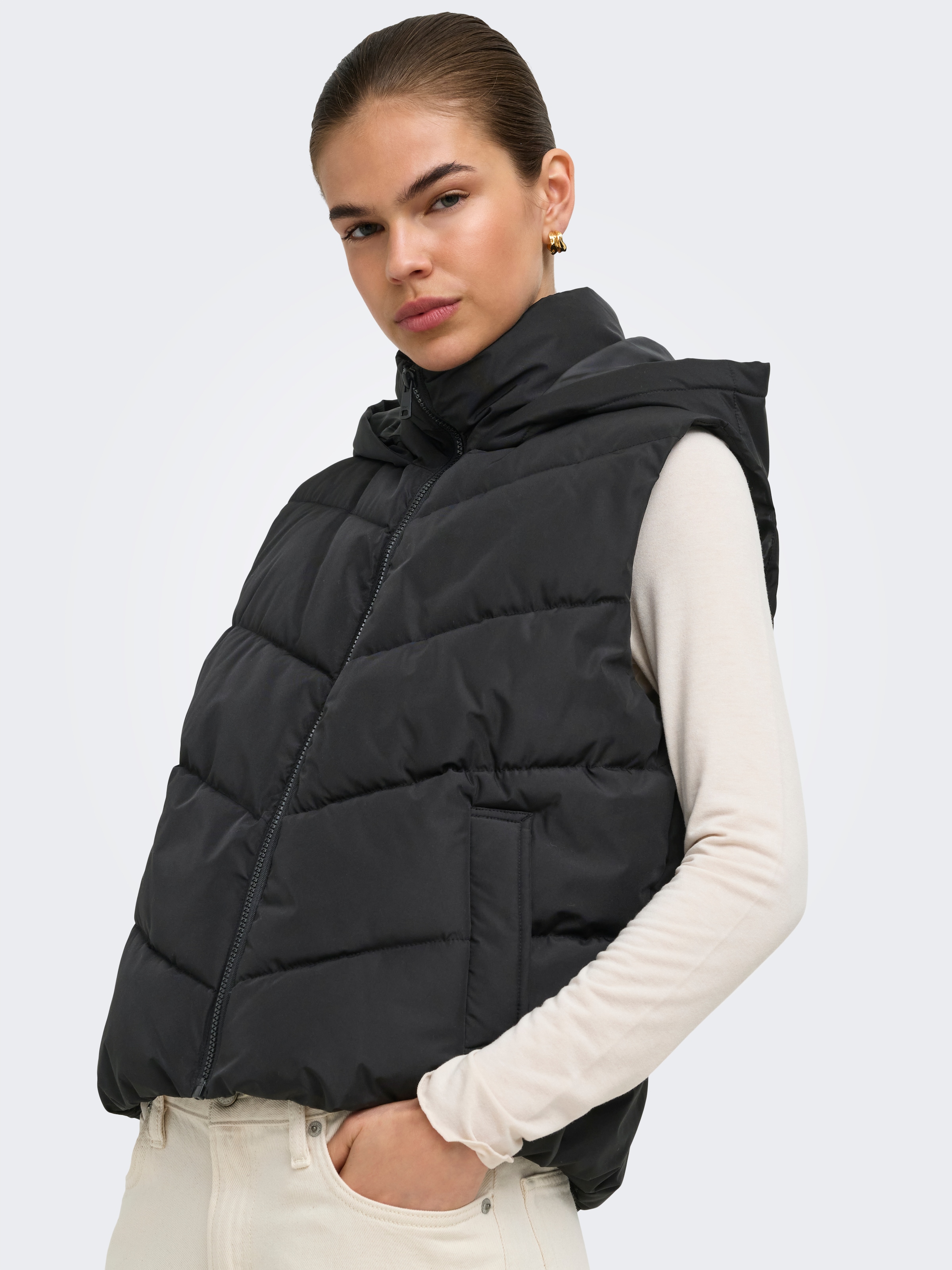 ONLY Steppweste »ONLCLAIR PUFFER WAISTCOAT CC OTW« Kunstfaser
