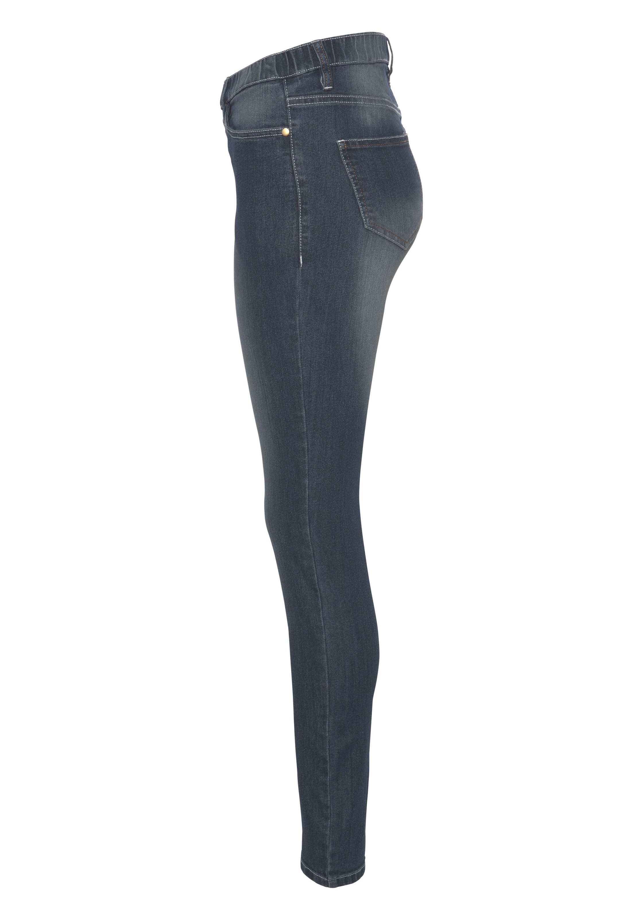 ♕ High Waist Jeansjeggings, Flashlights bei 2er-Pack), (Packung,