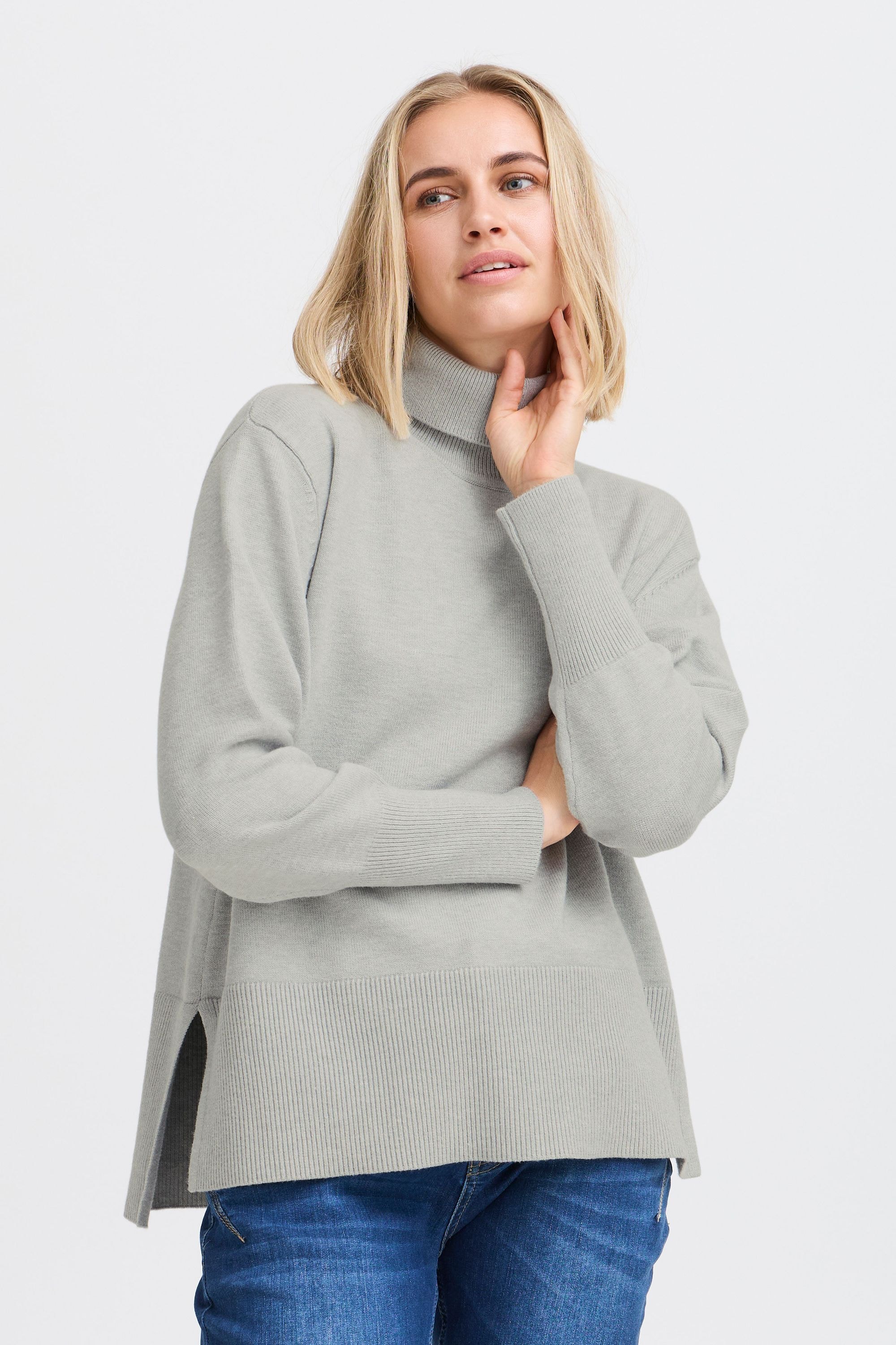 Pulz Jeans Strickfleece-Pullover »Strickpullover PZSTEFFI Roll Neck«