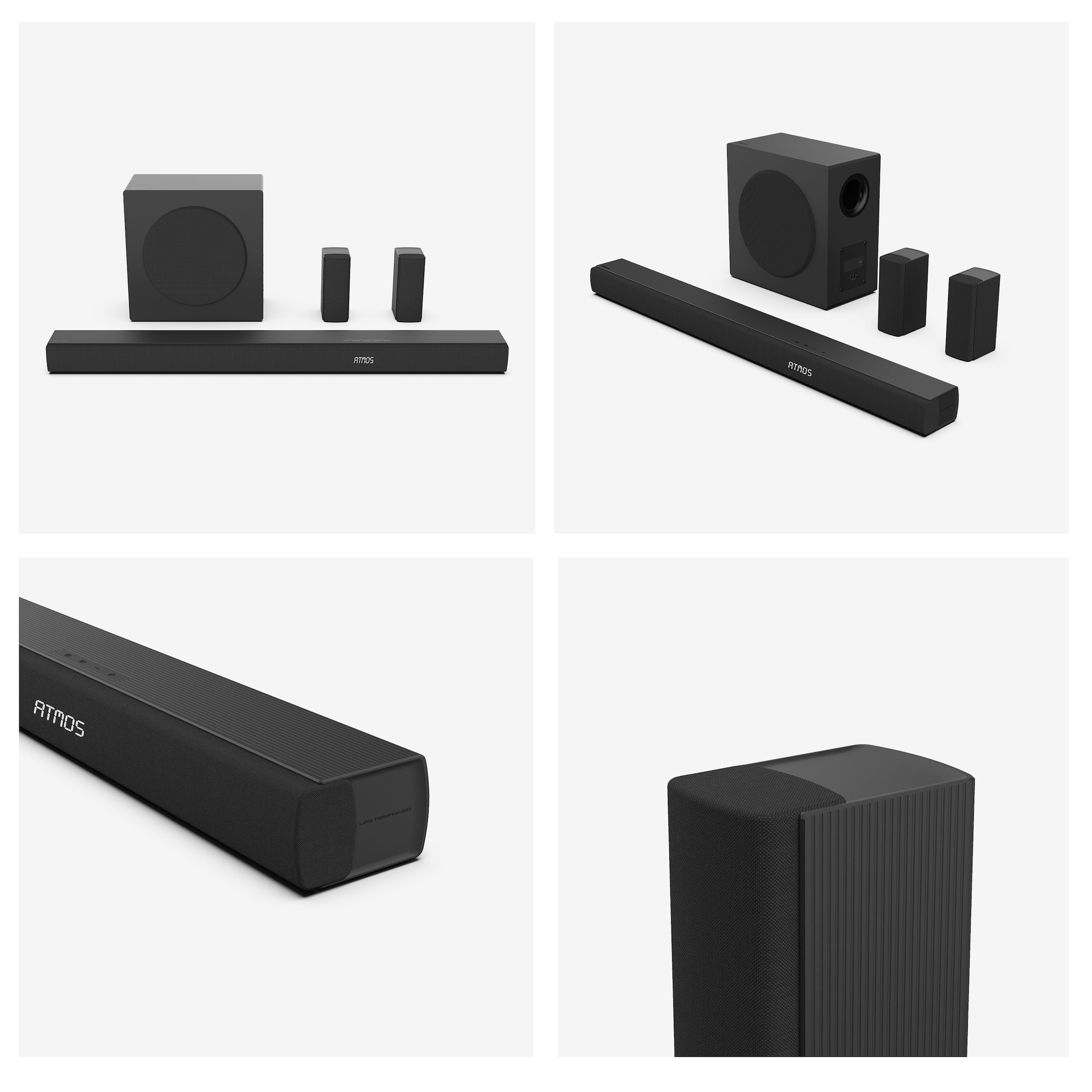 Hisense Soundbar »AX5100Q« 5.1 (Bluetooth Bassregelung | Lautstärkeregelung | Pairing 580 W)