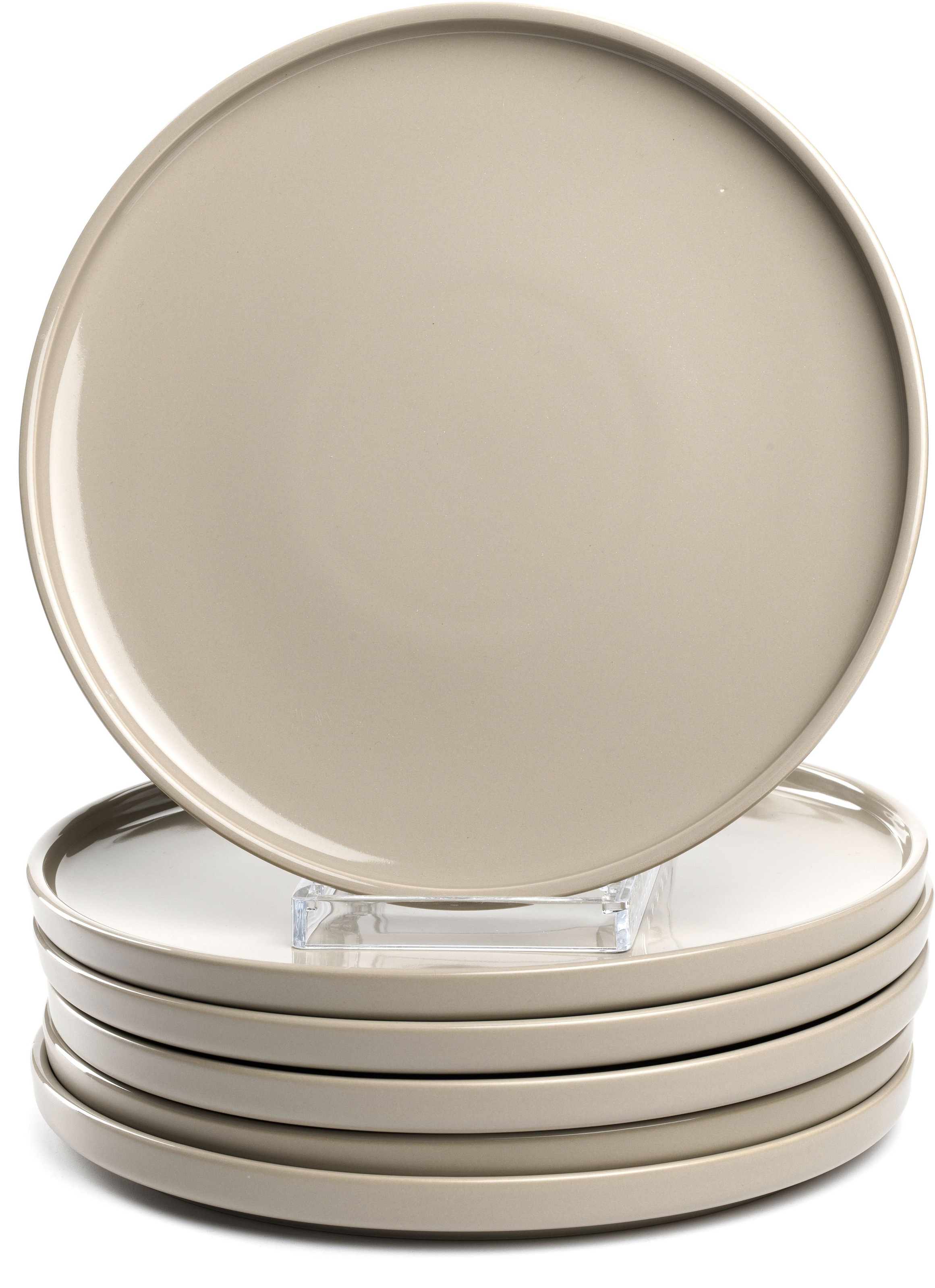 LEONARDO Teller-Set »Speiseteller ROMA, Keramikteller, ca. 27 cm, 6-teilig« Geschirr-Set, Service, spülmaschinengeeignet
