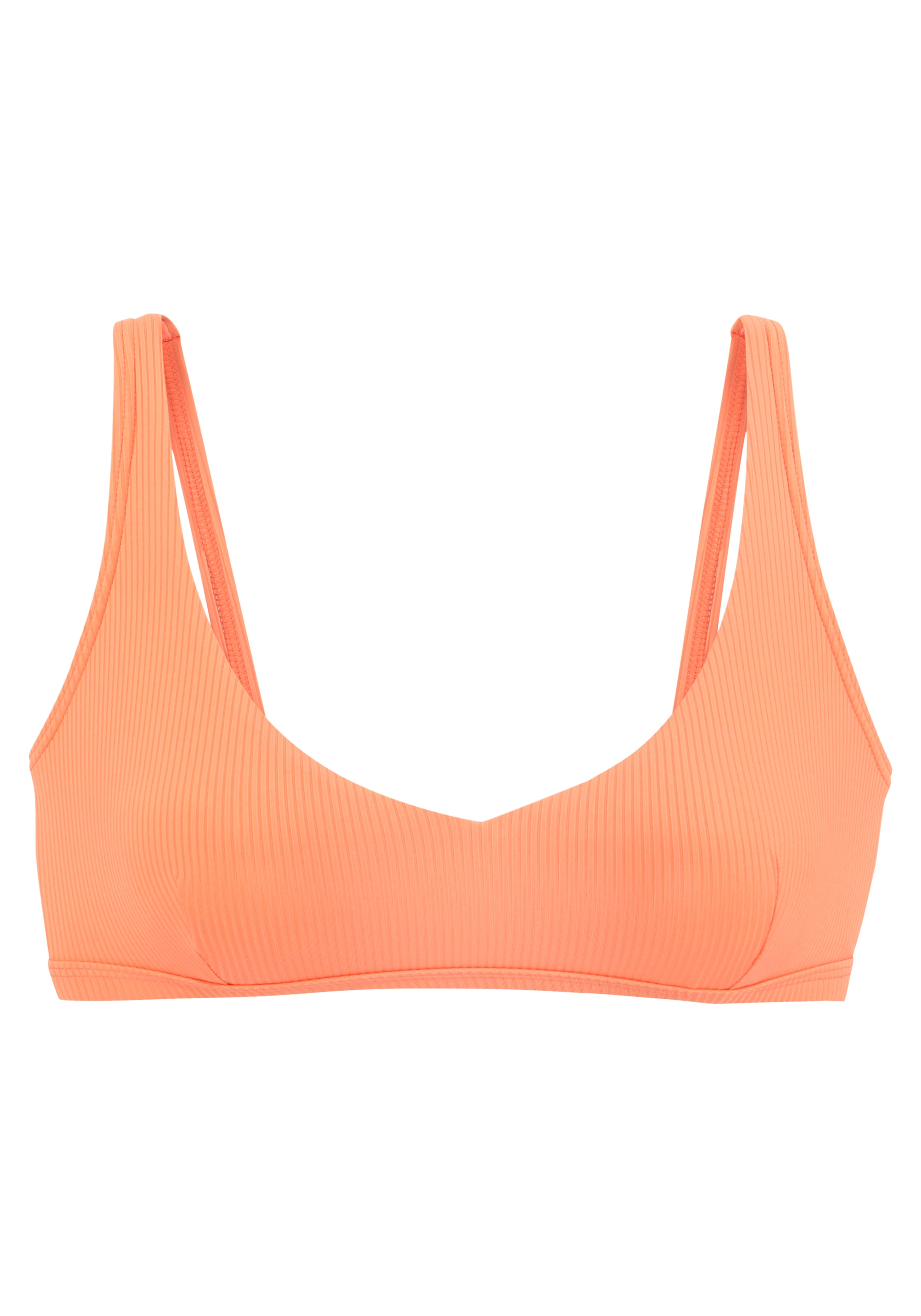 Venice Beach Bustier-Bikini-Top »Lucky«, aus gerippter Strukturware
