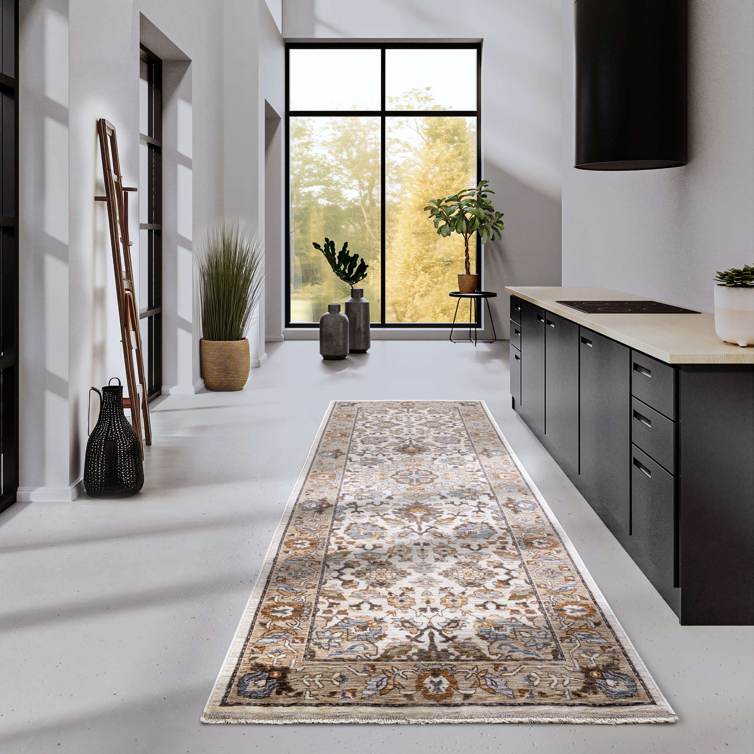 Villeroy & Boch Teppich »Egon«, rechteckig, 7 mm Höhe, Orientalisch, Fransen, Läufer, Wohnzimmer, Schlafzimmer, Klassisch