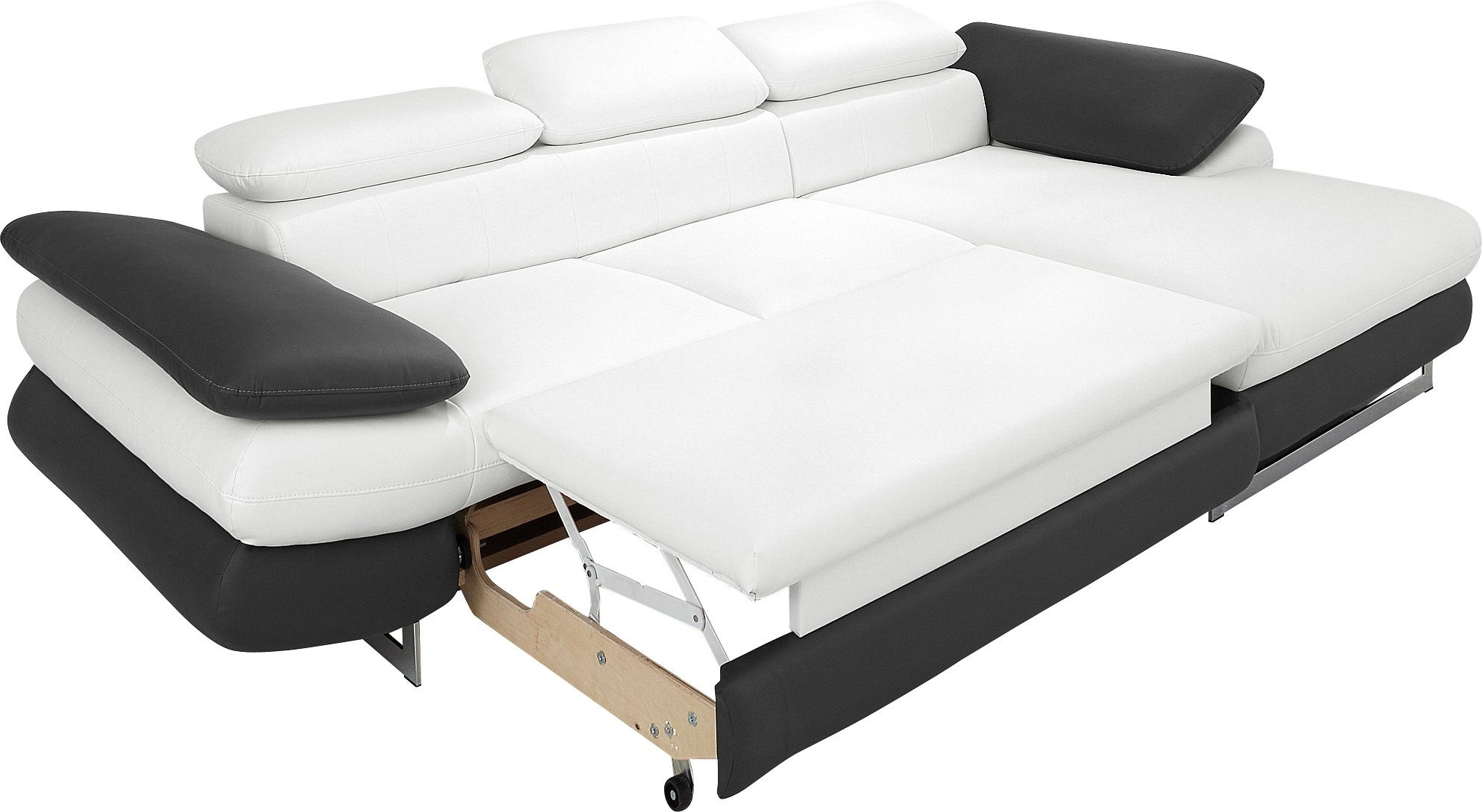 INOSIGN Ecksofa »Solution L-Form«, mit Arm- & Kopfteilverstellung, wahlweise mit Bettfunktion