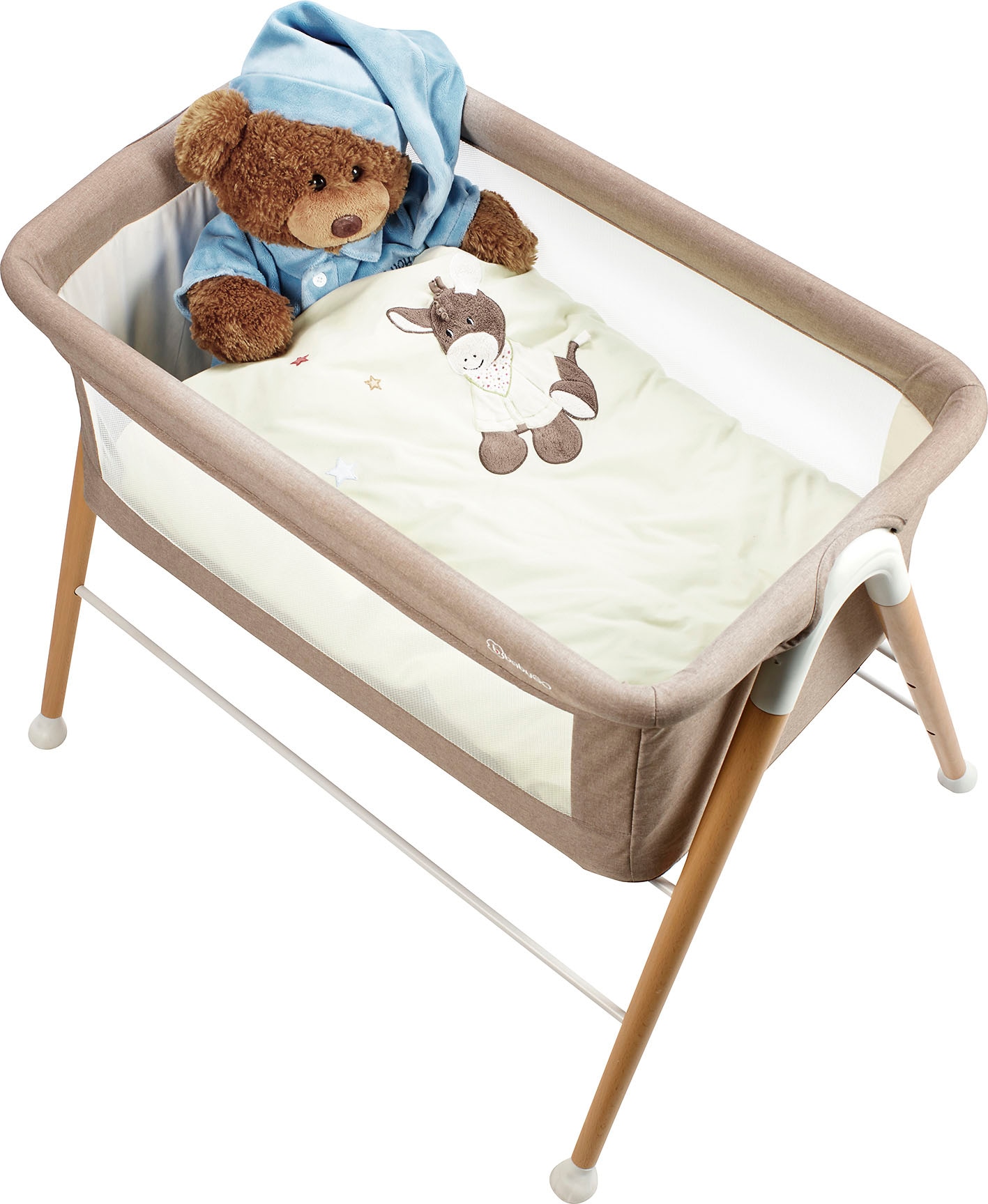 BabyGo Babybett »GoodNight, melange/beige«