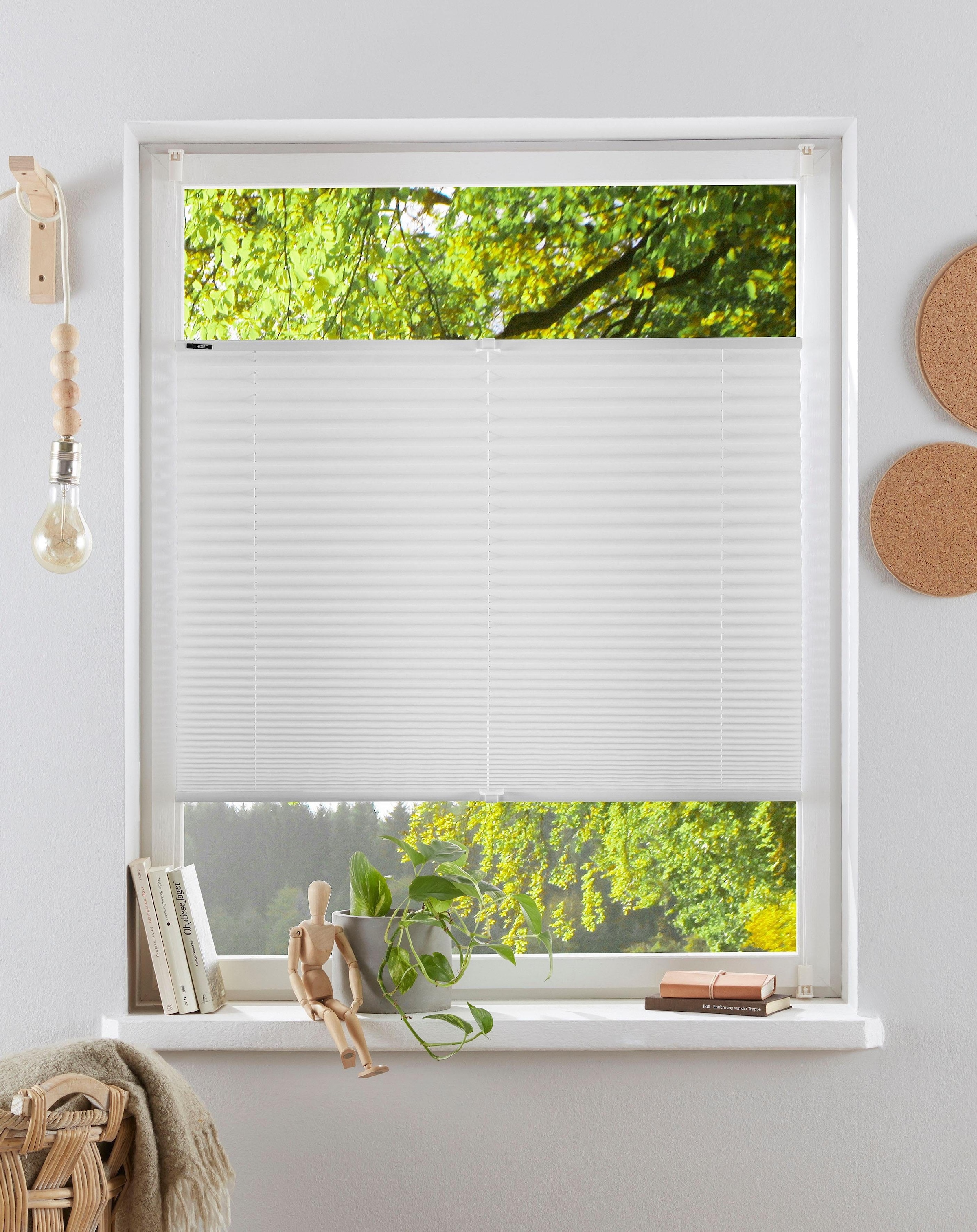 OTTO home Plissee "LAHOLM" Lichtschutz ohne Bohren verspannt Fixmaß, Bestseller mit über 4000-Bewertungen, für Fenster & Tür