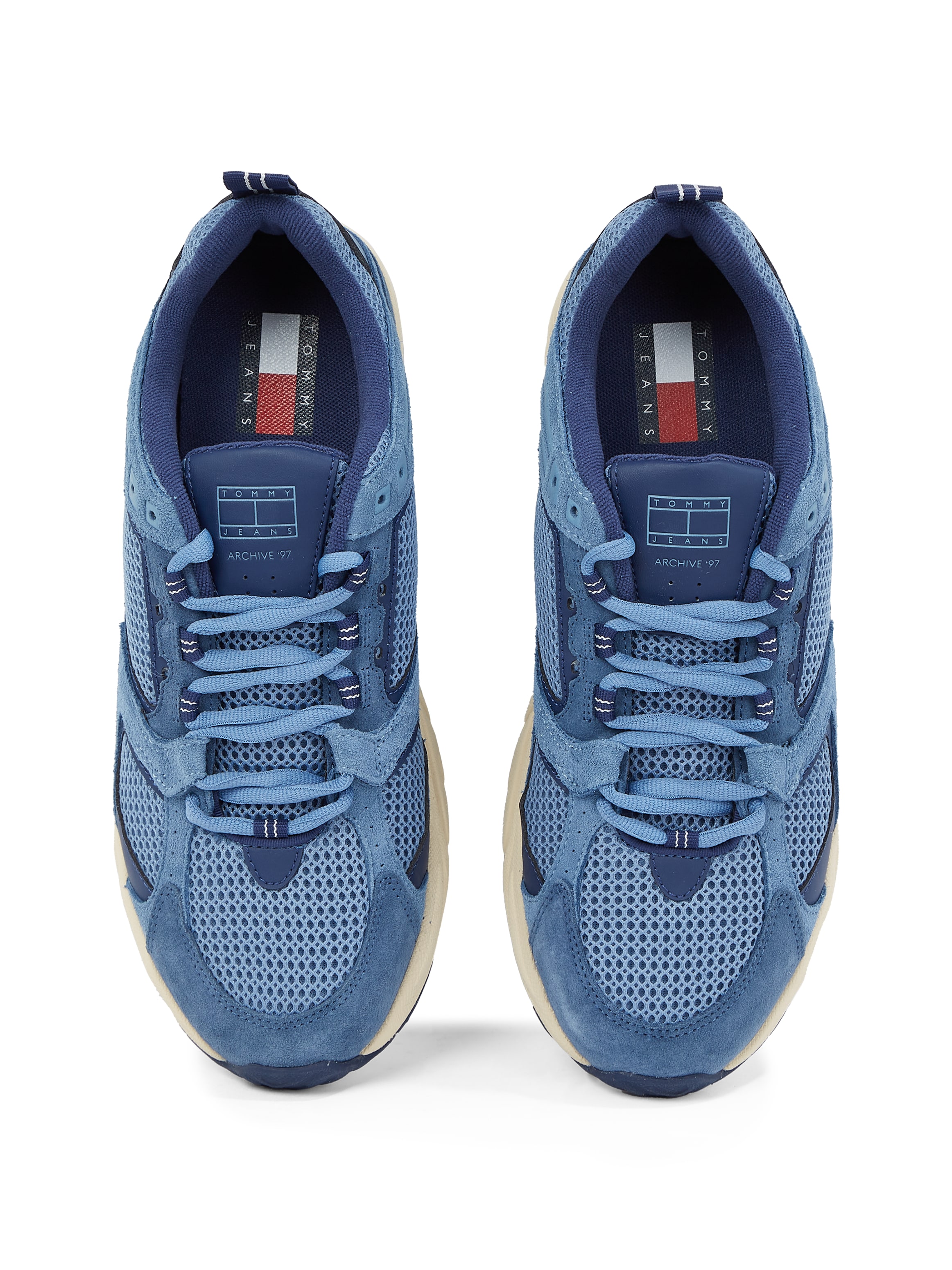 Tommy Jeans Sneaker »ARCHIVE'97«, Freizeitschuh, Halbschuh, Schnürschuh im leichten Materialmix