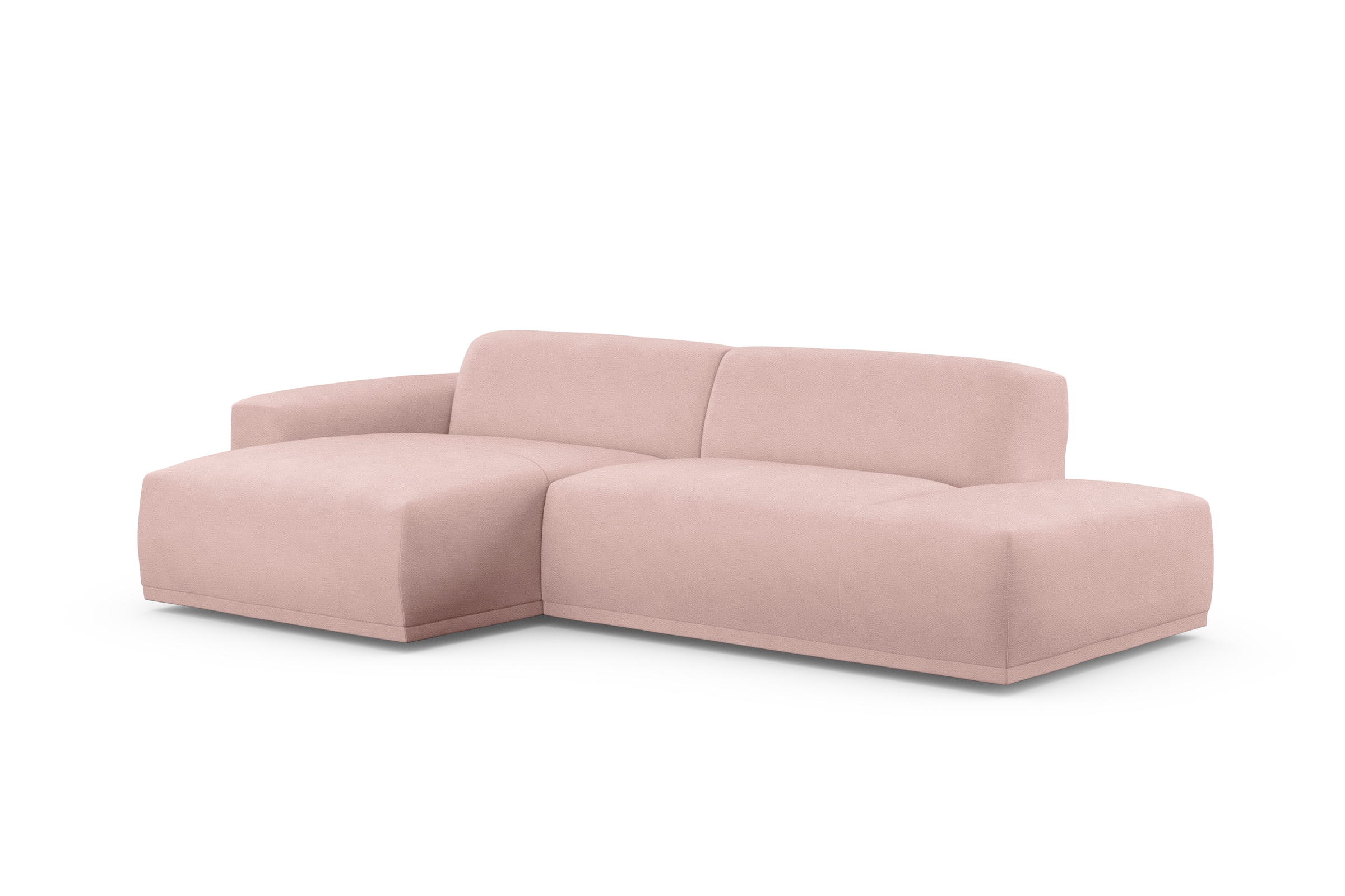 TRENDMANUFAKTUR Ecksofa »Braga, mit hochwertigem Kaltschaum, L-Form, in Cord erhältlich« modernes Sofa, Couch mit hohem Sitzkomfort, 275/72/160 cm (B/H/T)