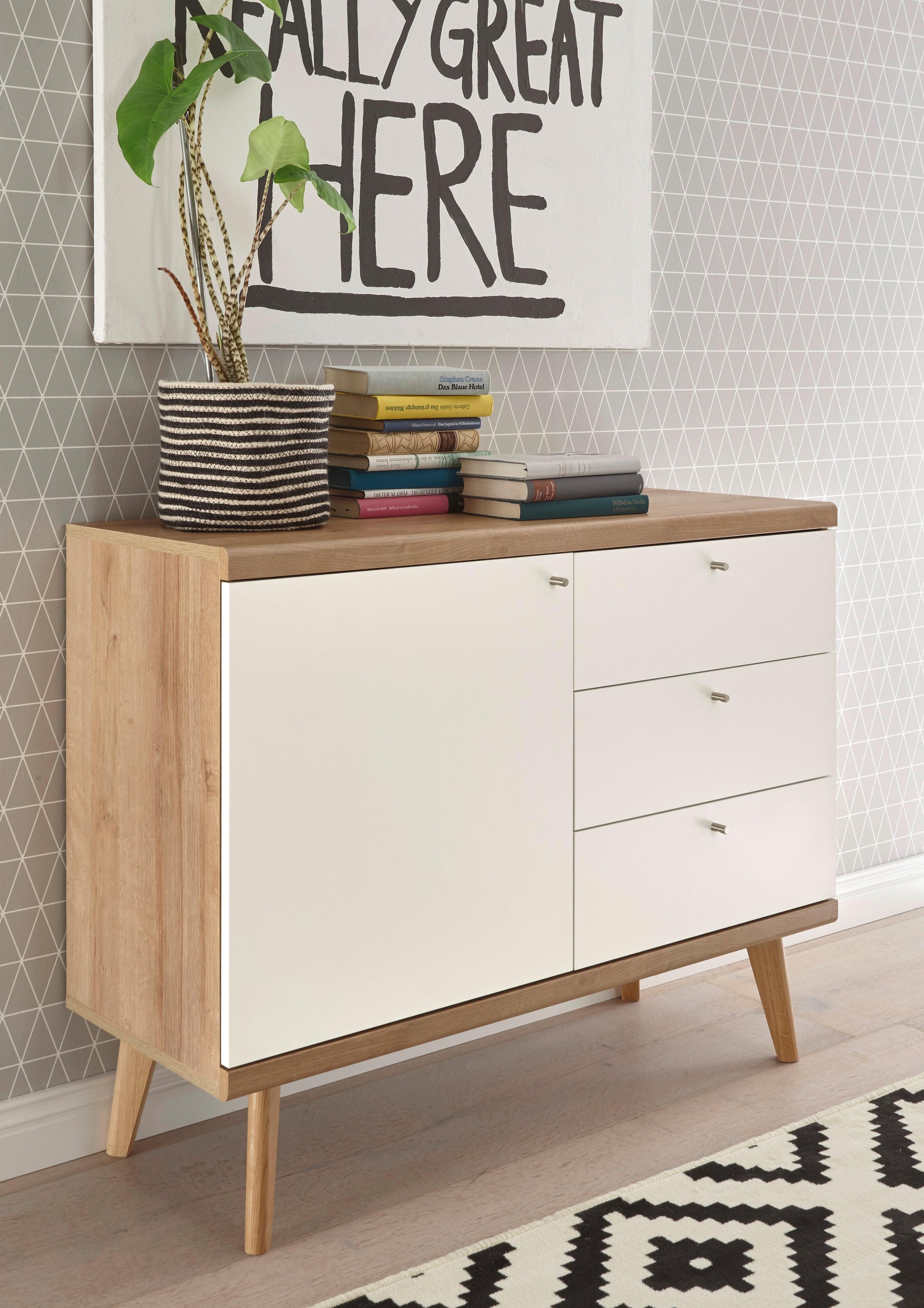 andas Sideboard »Merle«, Scandi Design, Breite 107 cm