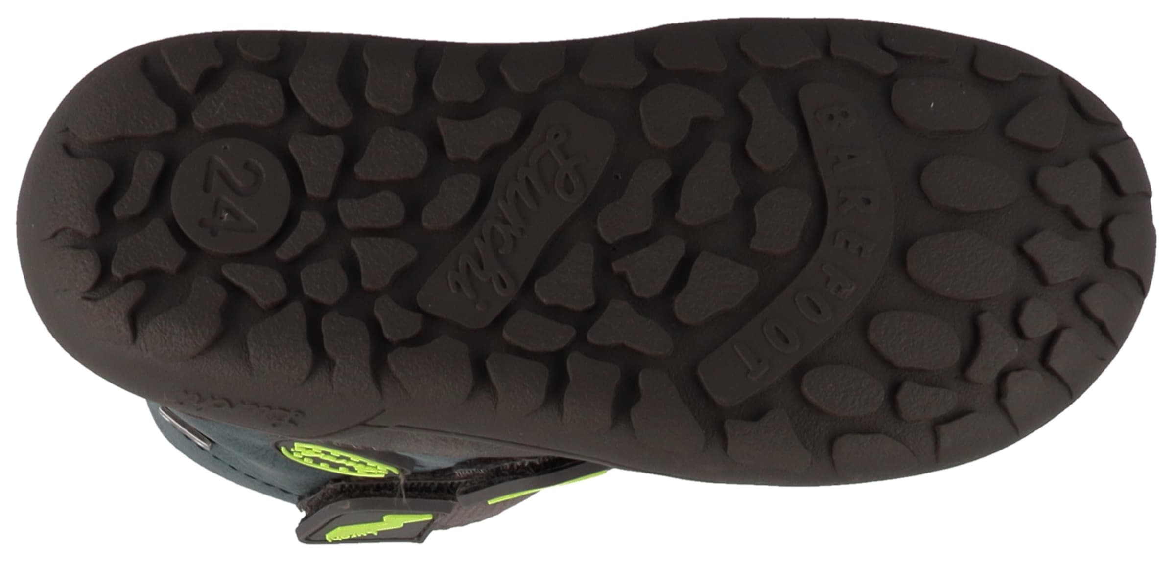 Lurchi Barfußschuh »Jimmy Barefoot TEX«  Klettboots mit TEX, Größenschablone zum Download