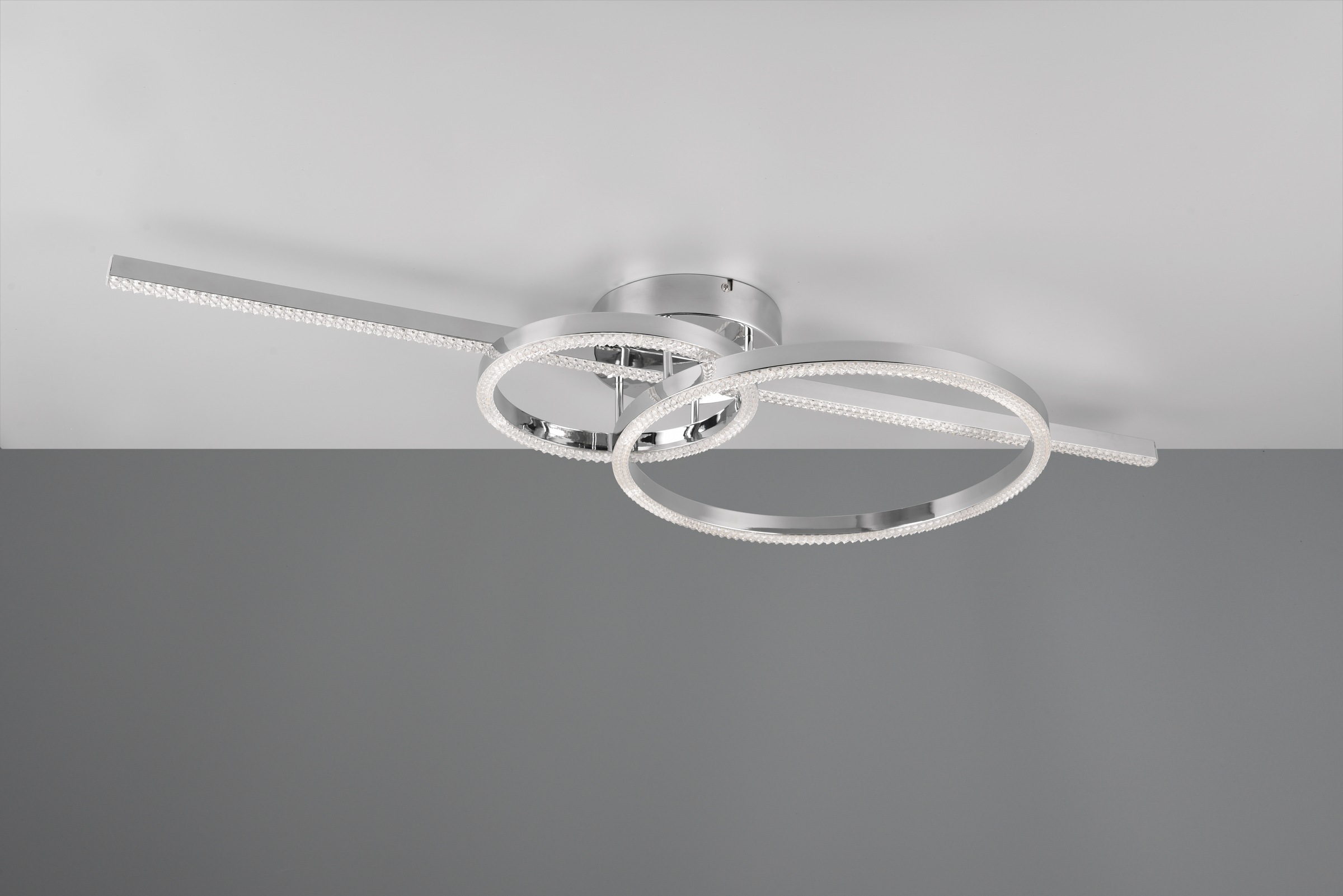 TRIO Leuchten LED Deckenleuchte »MONTILLA, Deckenlampe mit Fernbedienung Lichtfarbe einstellbar dimmbar«, 1 flammig, Leuchtmittel LED-Board | LED fest integriert, Memoryfunktion + Nachtlicht, als Wandlampe oder Deckenlampe 6300 Lumen