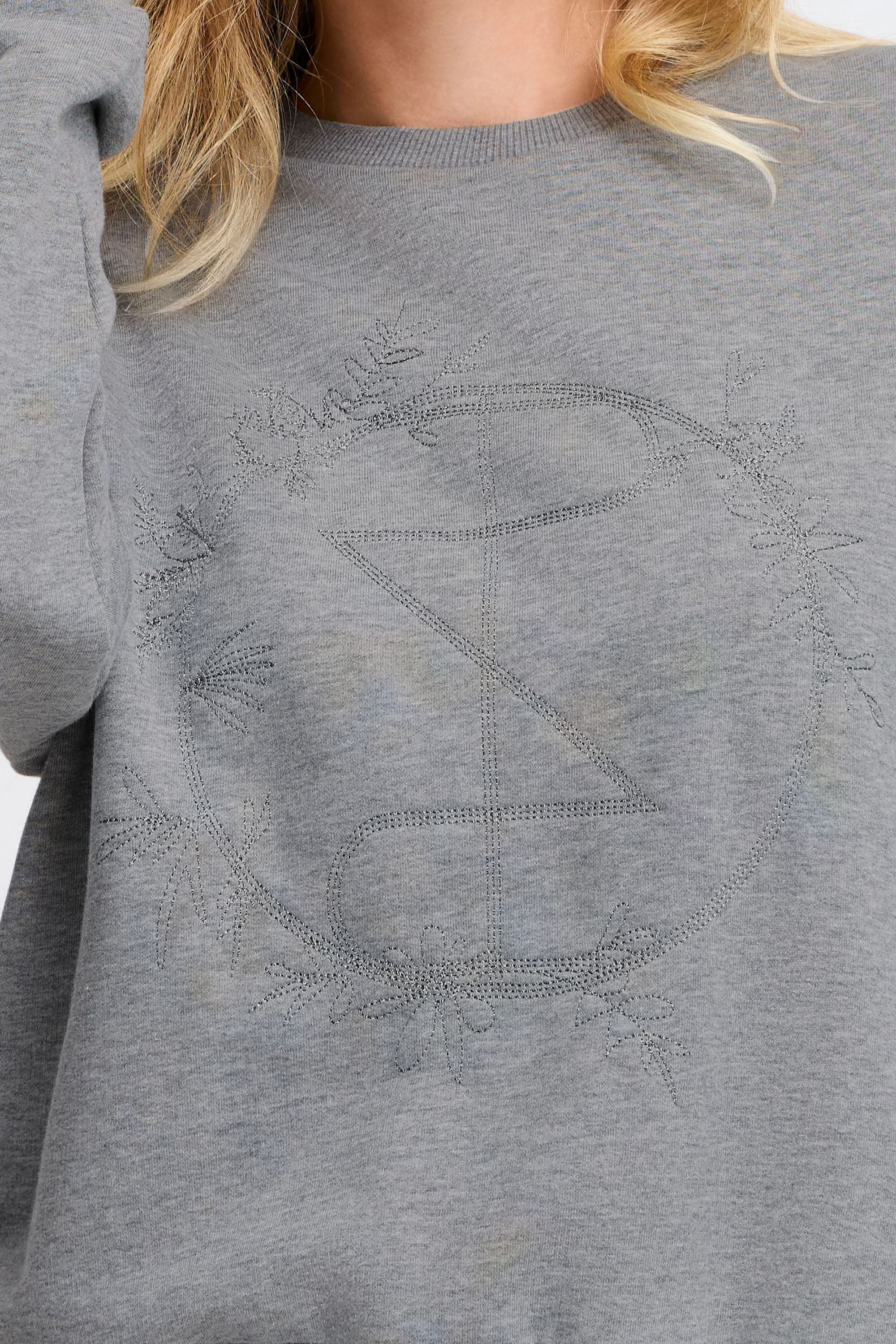 Pulz Jeans Sweatshirt »Rundhalspullover PZTABITA Logo Sweatshirt«
