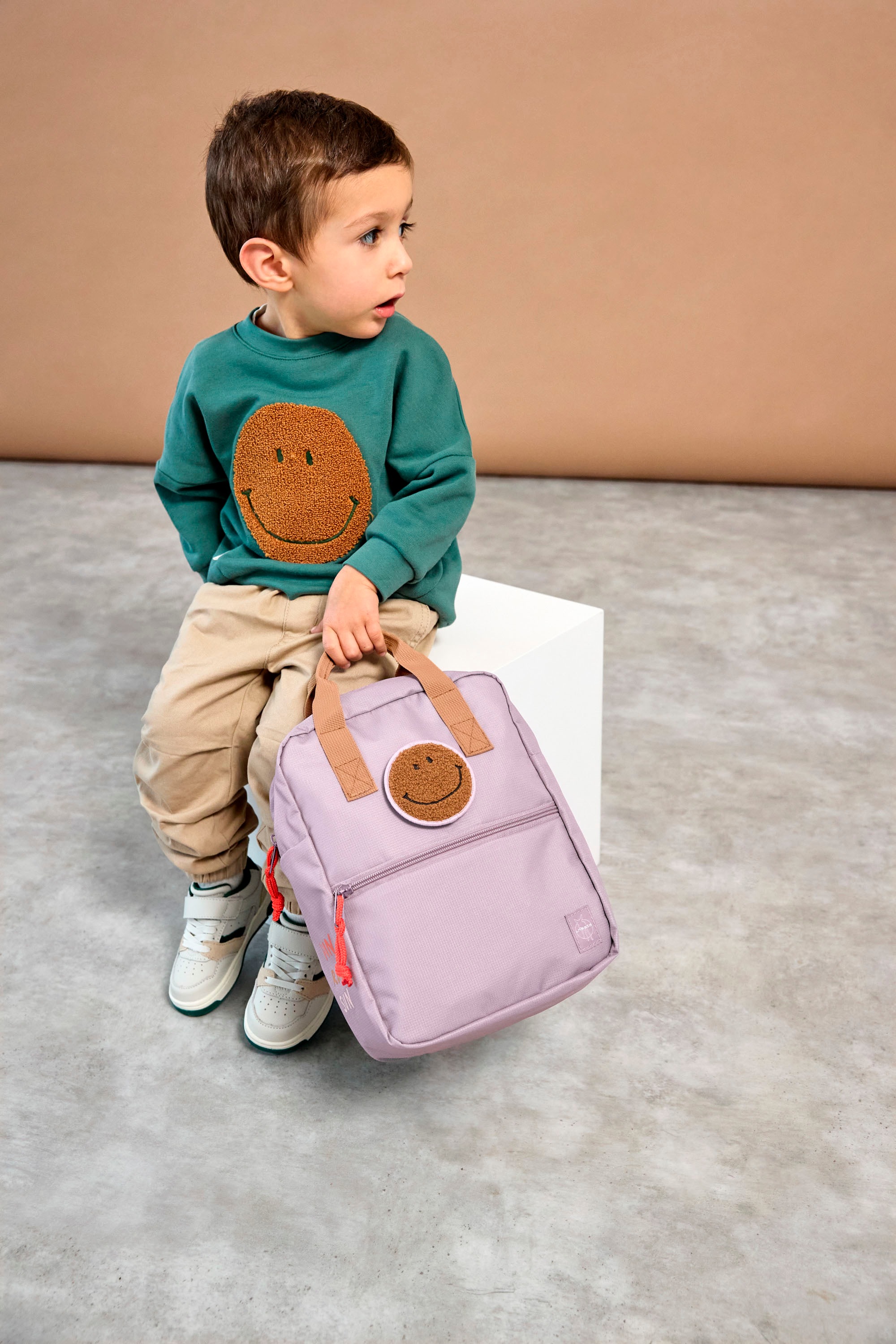 LÄSSIG Kinderrucksack »Little Gang, Mini Square Backpack, lilac«