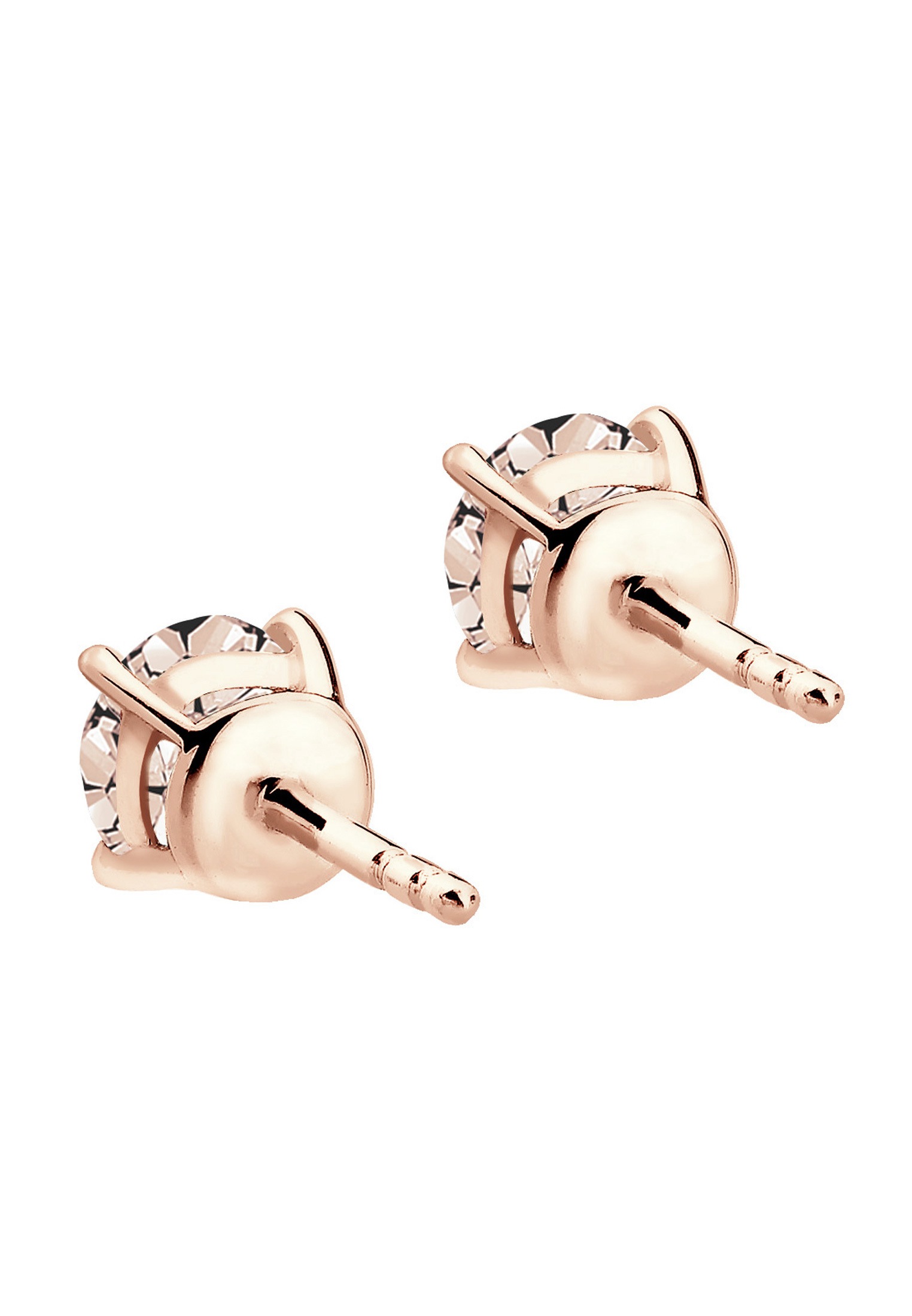 Elli Paar Ohrstecker »Ohrringe Basic Kristalle 925 Silber vergoldet«
