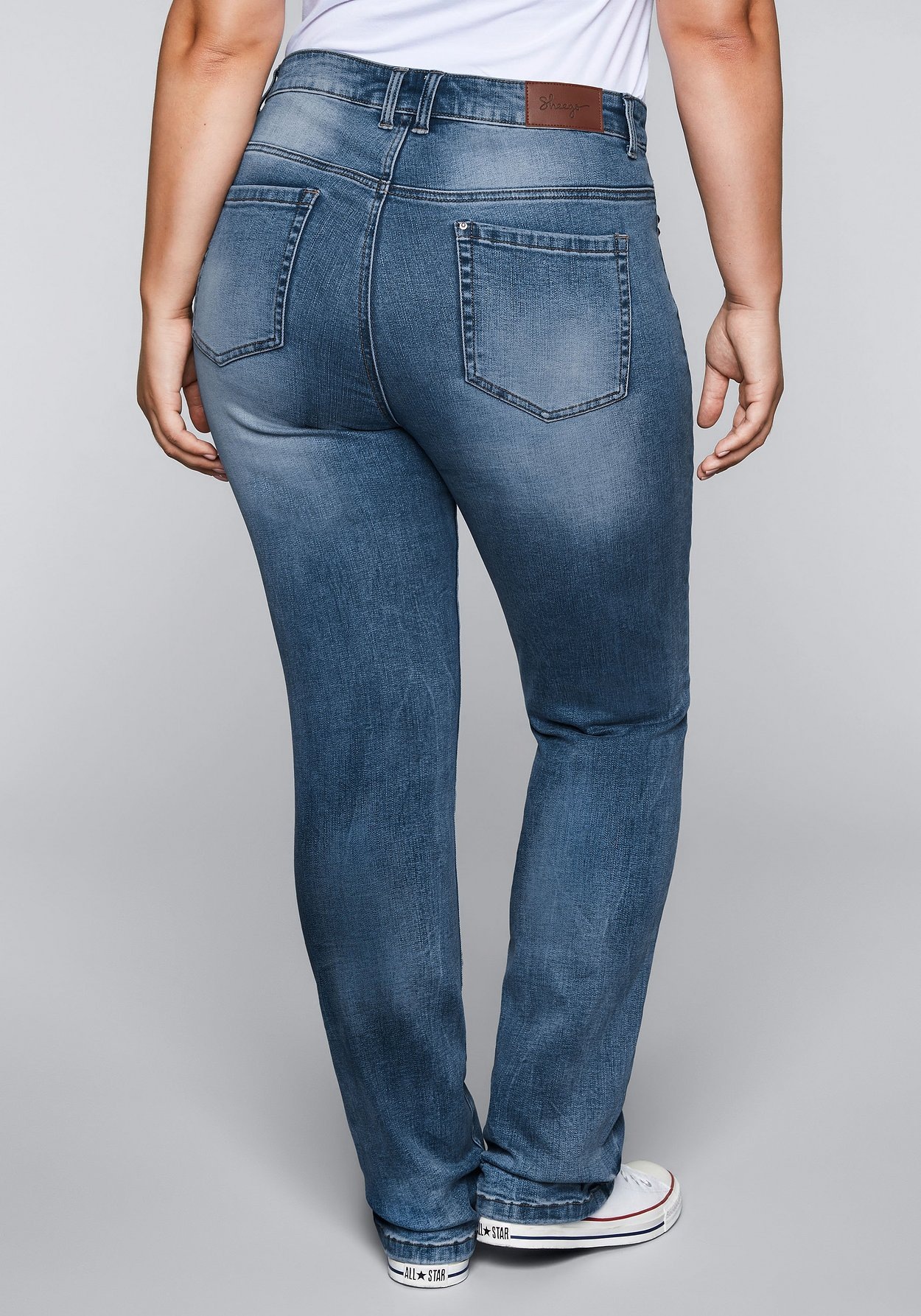 Sheego Gerade Jeans »Jeans mit Bodyforming-Effekt«