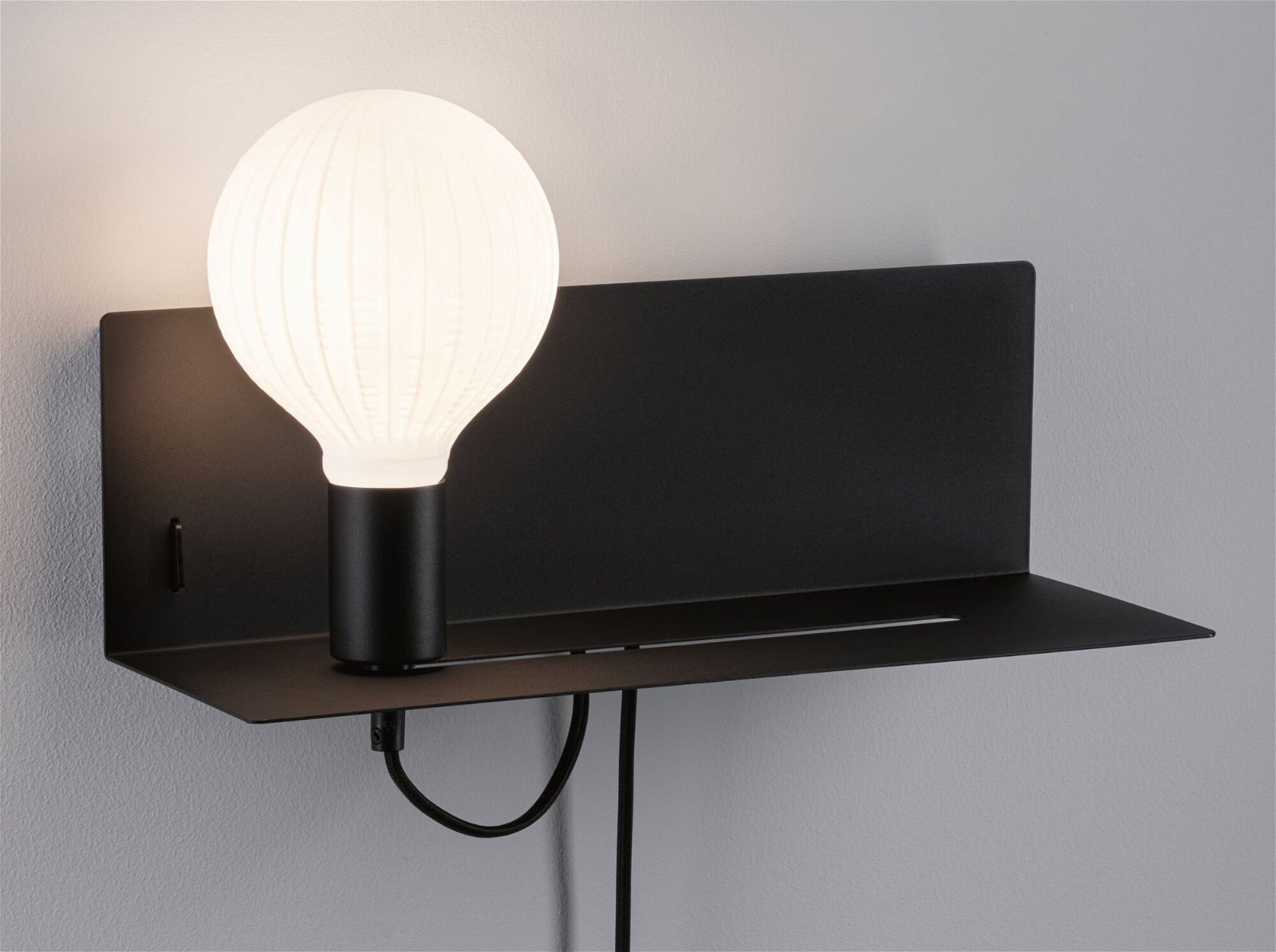Paulmann Wandleuchte »Devara max. 1x40W USBC 230V Metall«, 1 flammig, Leuchtmittel E27 | ohne Leuchtmittel, E27