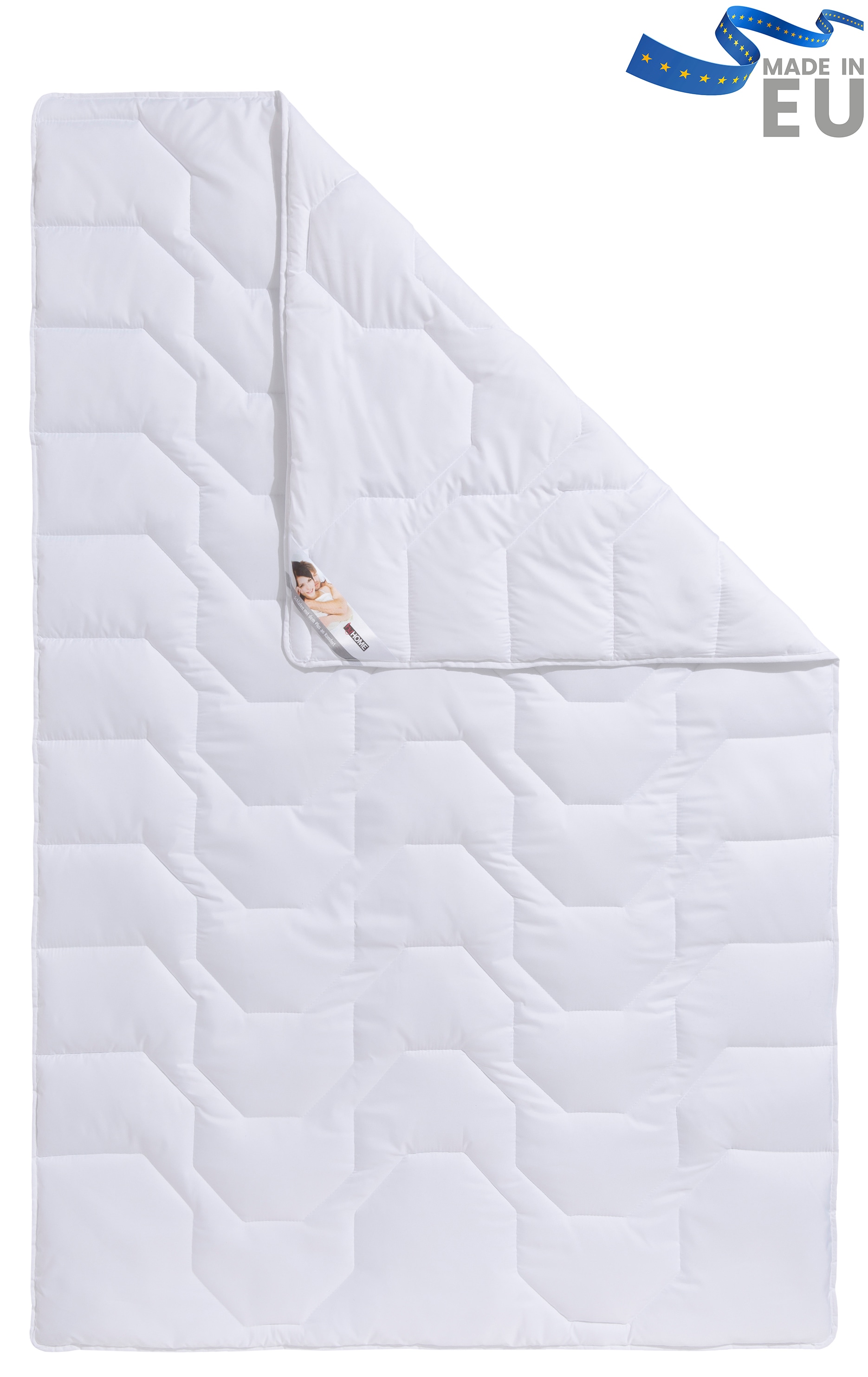 my home Microfaserbettdecke »Rike, Bettdecke 135x200 cm, 155x220 cm« leicht Füllung Polyester Bezug Polyester 1 Stk. tlg. Bettdecken, Sommer, Winter, 4 Jahreszeiten, Decke kochfest bis 95°C