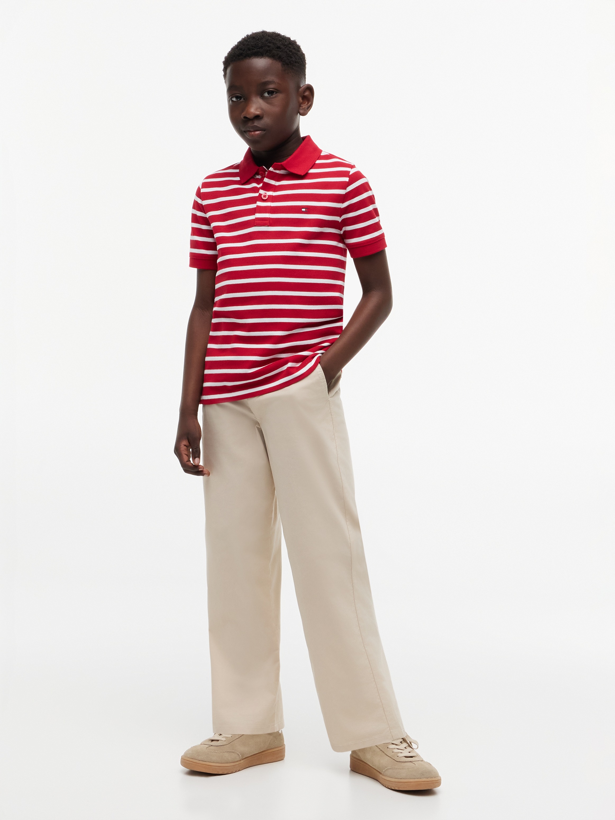 Tommy Hilfiger Poloshirt »FLAG POLO SS« Kinder bis 16 Jahre, regular fit