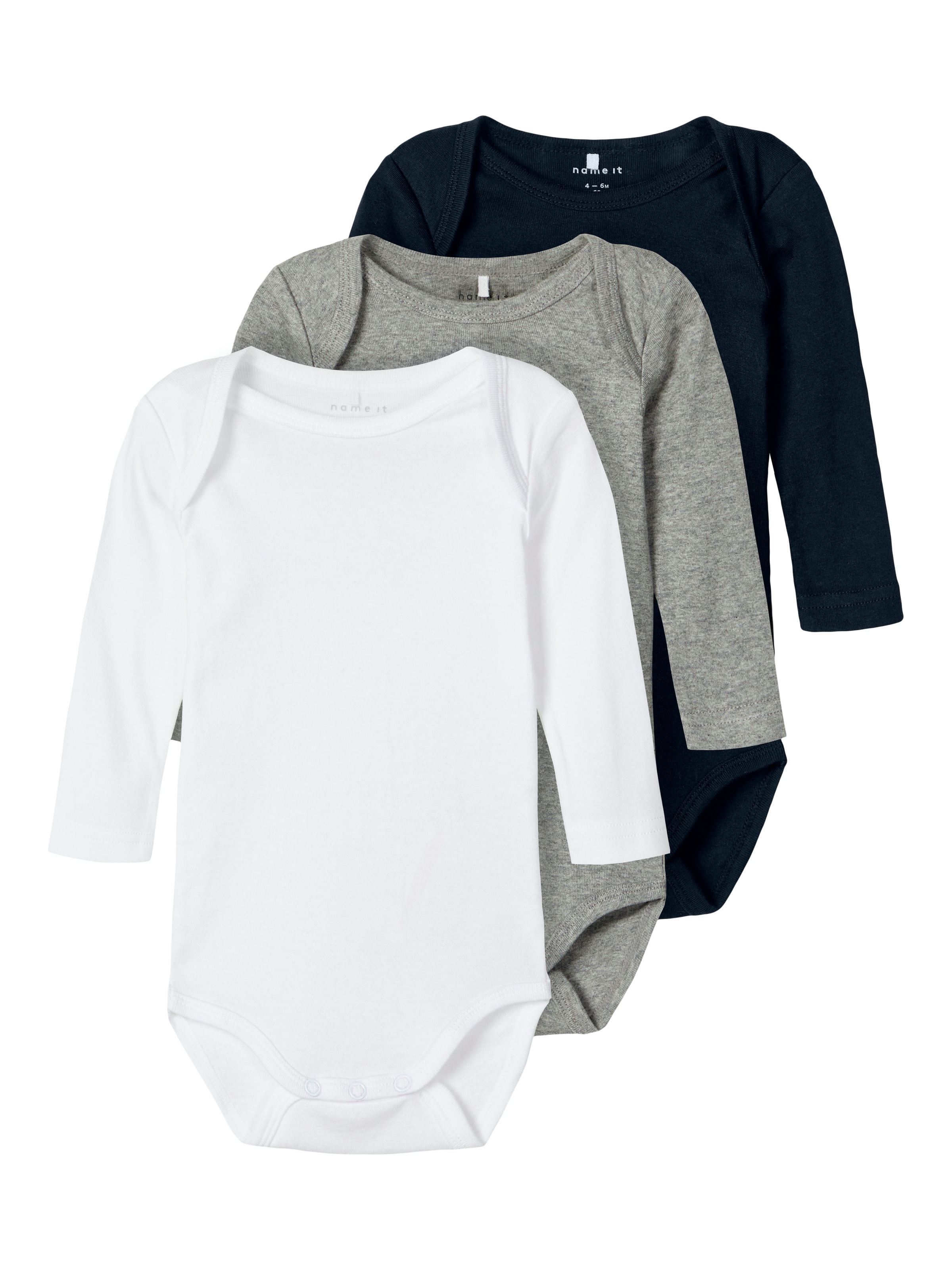 Name It Body »NBNBODY 3P LS SOLID NOOS«