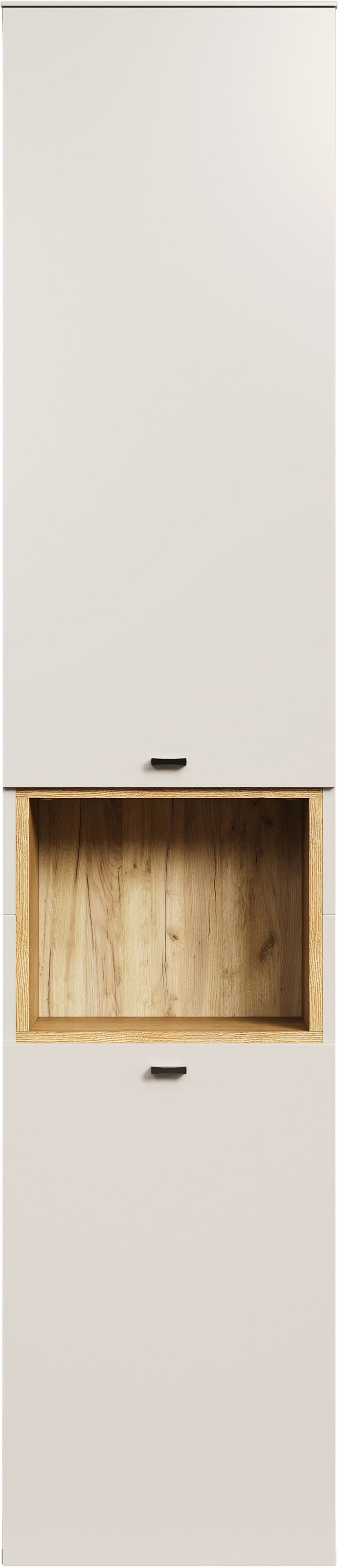 welltime Hochschrank »San Pedro«, (1 St.), Badezimmerschrank mit Soft-Close-Funktion - Maße (B/T/H) 40/31/186 cm