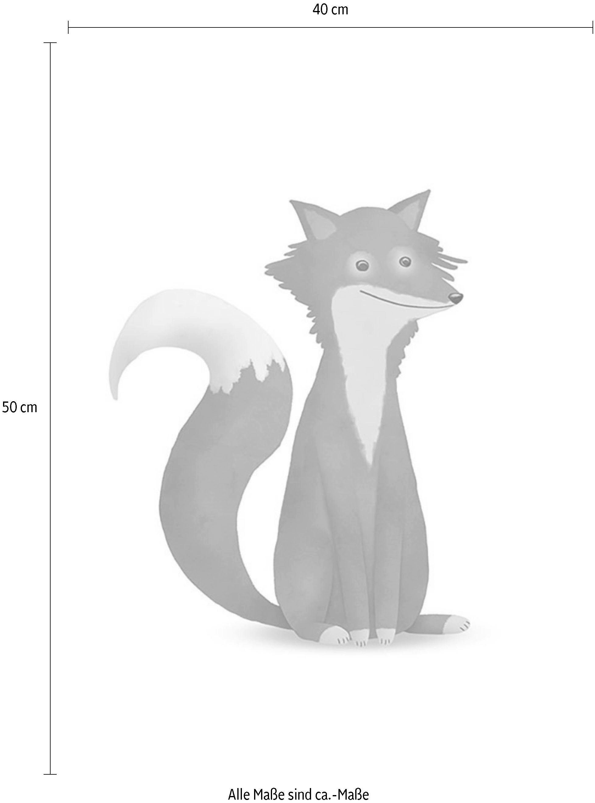 Komar Bild »Cute Animal Fox« Tiere 1 Stk. tlg. Wandbild zur Dekoration - ohne Rahmen