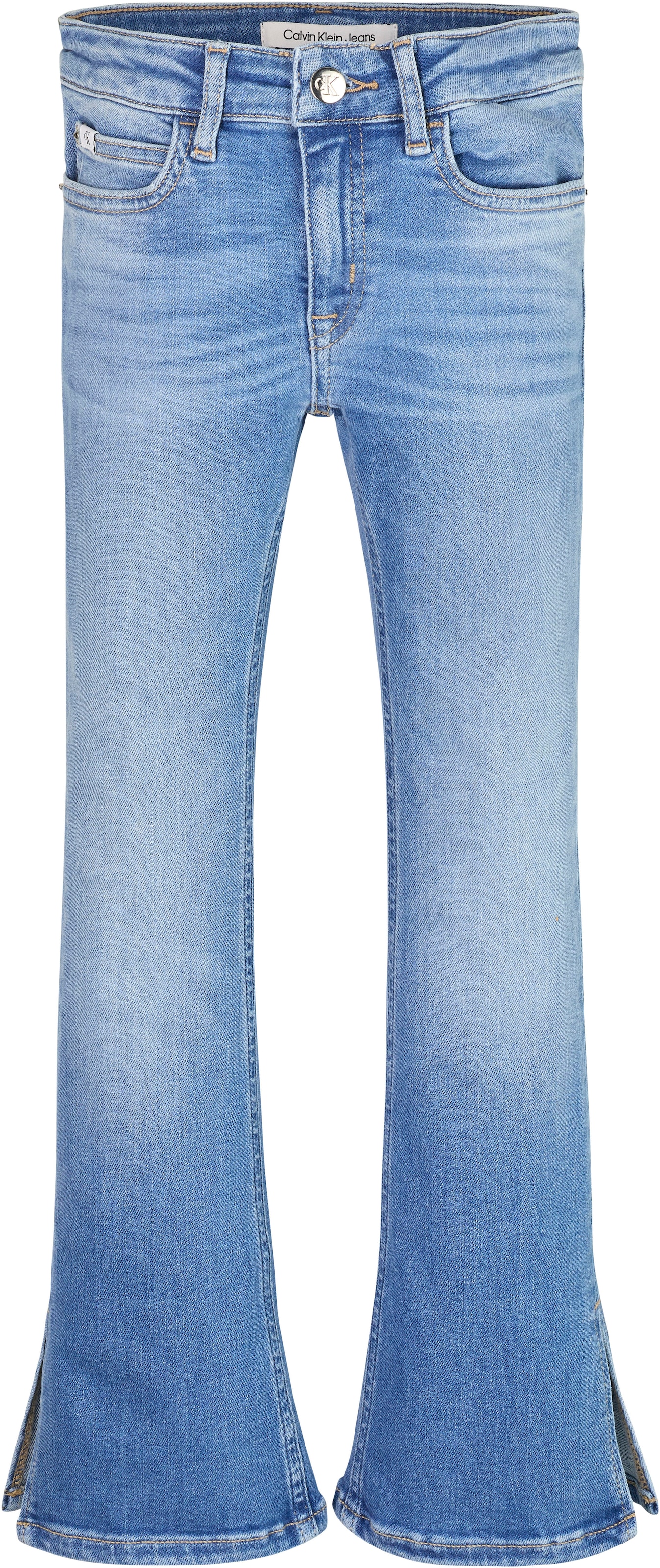 Jeans »FLARE MID Stretch-Jeans BLUE« SPLIT ♕ MR bei Calvin Klein VISUAL