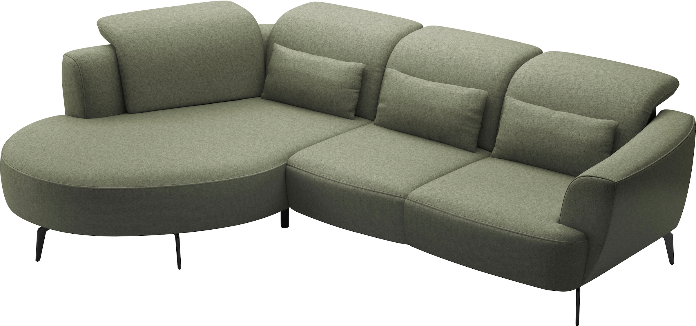 sit&more Ecksofa »Zoe« ink.Sitztiefenverstellung, wahlweise mit Kopfteilverstellung