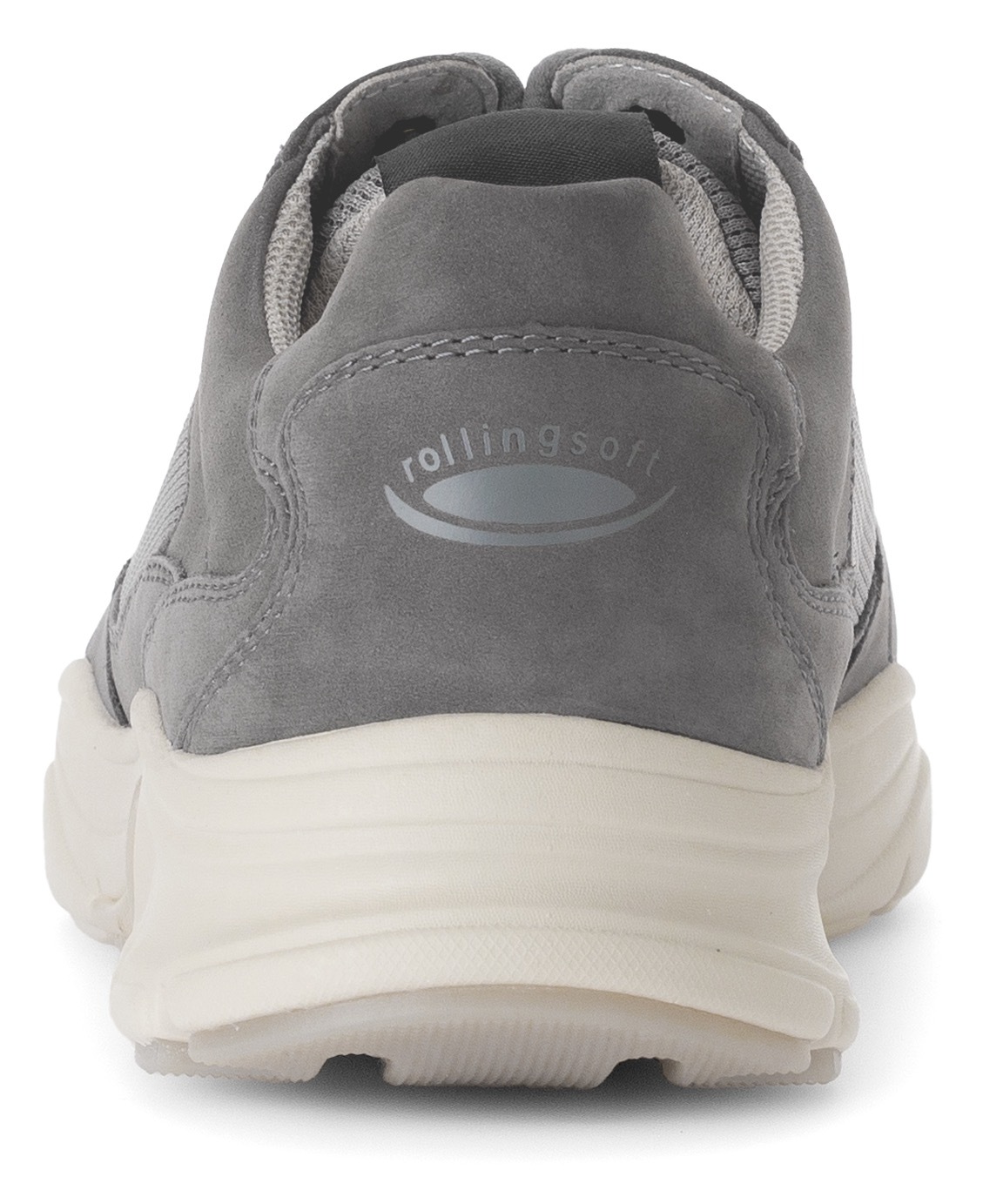 Gabor Rollingsoft Keilsneaker, Freizeitschuh, Halbschuh, Schnürschuh mit Logo an der Ferse, G-Weite