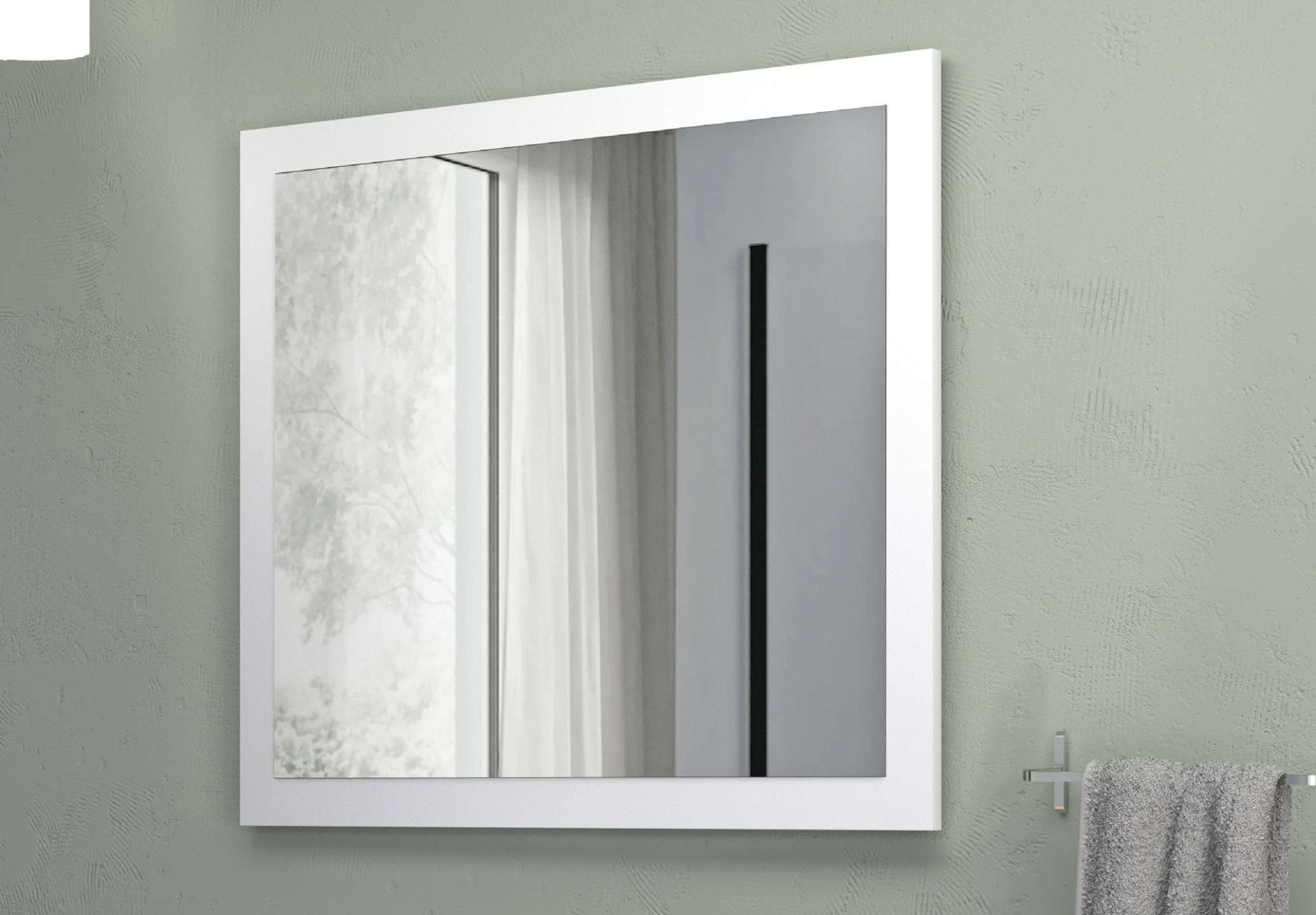 welltime Badspiegel »Garda, Waschbeckenunterschrank,Breite 80 cm,Waschtisch« Breite 80 cm- Passend zur Serie Garda