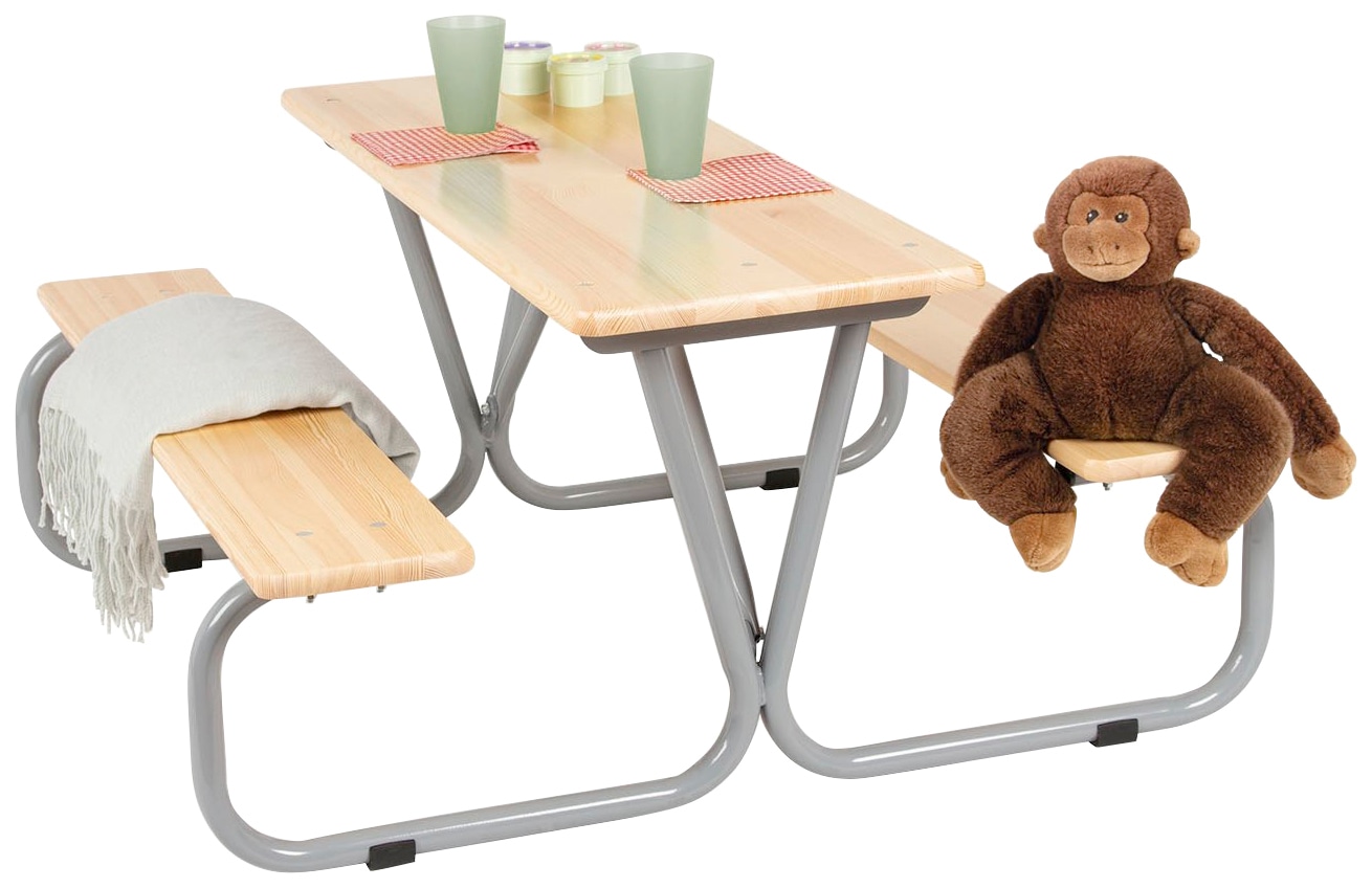 Pinolino® Garten-Kindersitzgruppe, Tisch mit 2 Sitzbänken, für Kinder ab 3  Jahren auf Rechnung bestellen