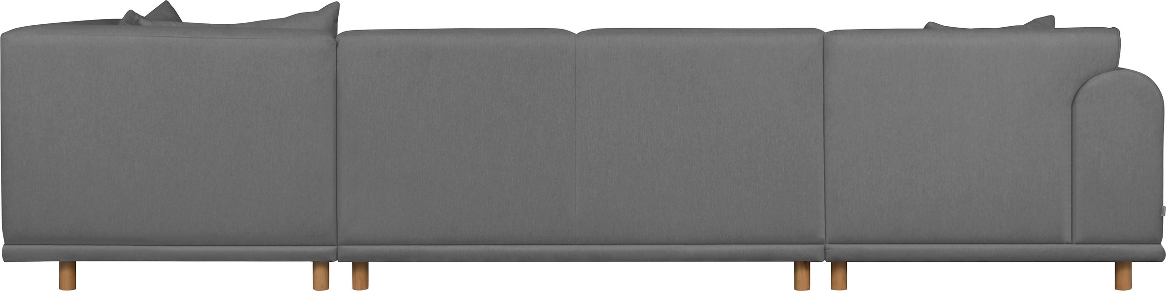 andas Wohnlandschaft »Maroon U-Form«, in skandinavischem Design, mit losen Kissen
