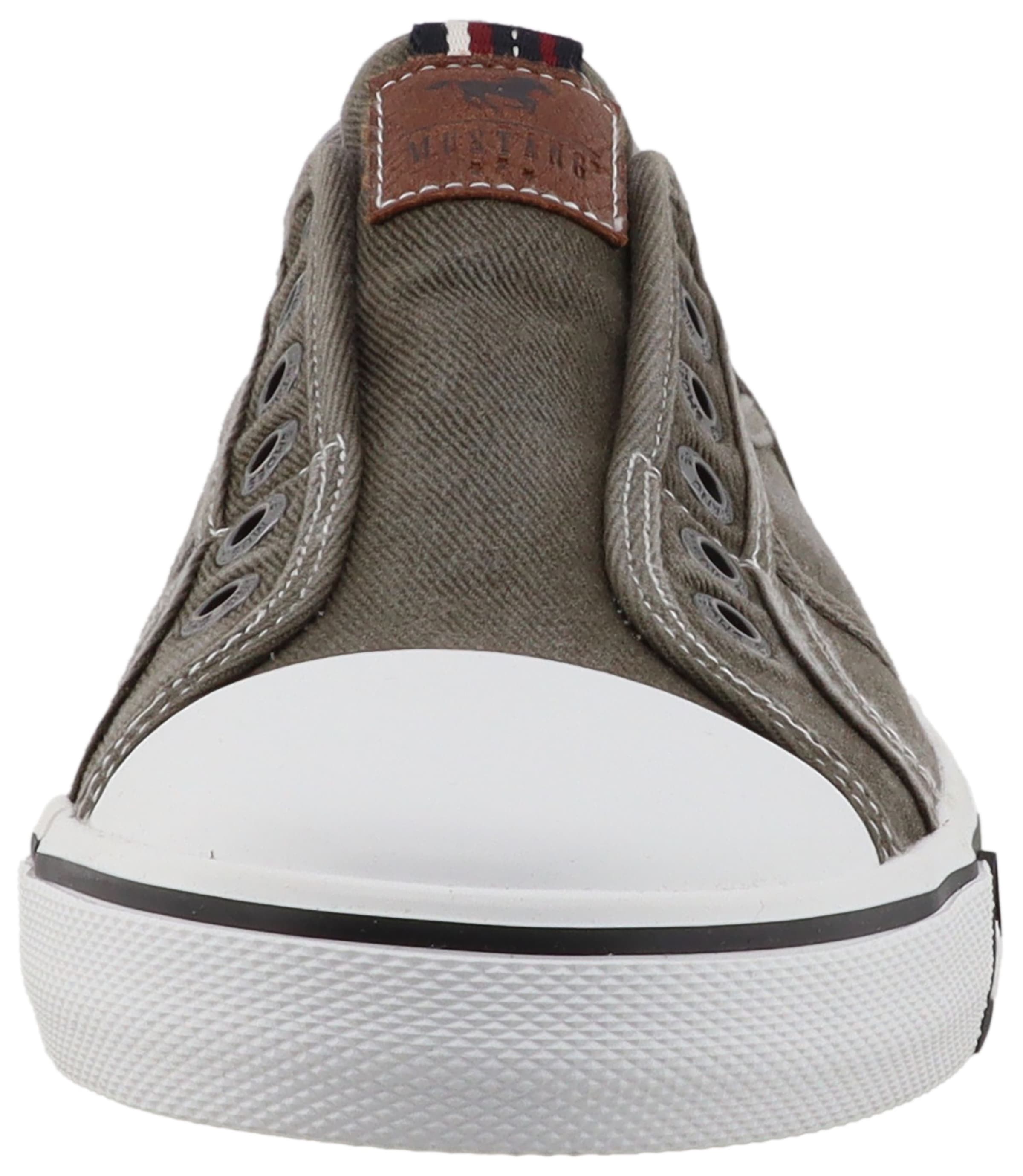 Mustang Shoes Slip-On Sneaker »Ignazio«  Slipper, Freizeitschuh, Halbschuh mit Logo-Aufnähern