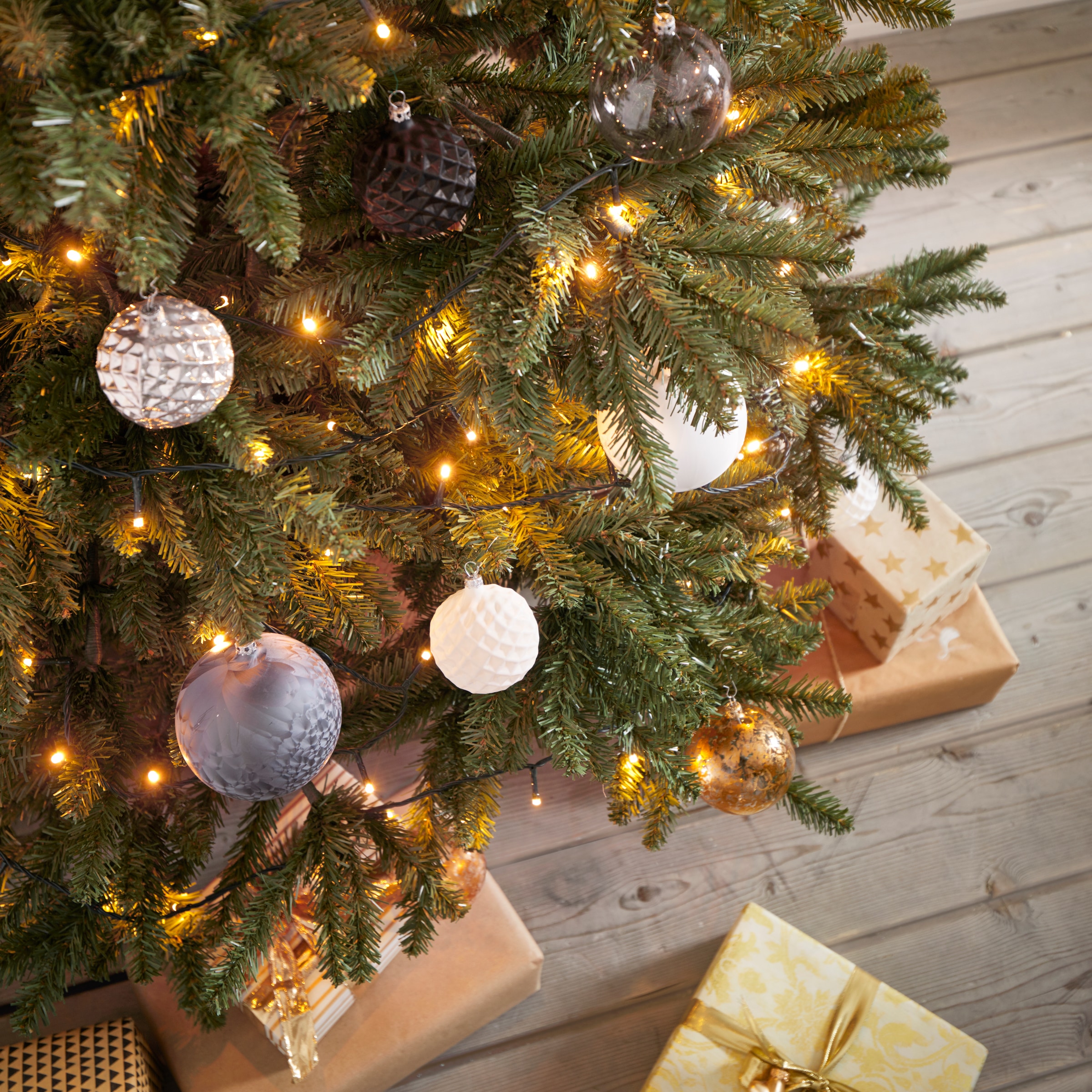 andas Weihnachtsbaumkugel »Lykka, Glas«, Christbaumkugeln aus (Set, Weihnachtsdeko, 40 Rechnung bestellen Glas Christbaumschmuck, auf St.)
