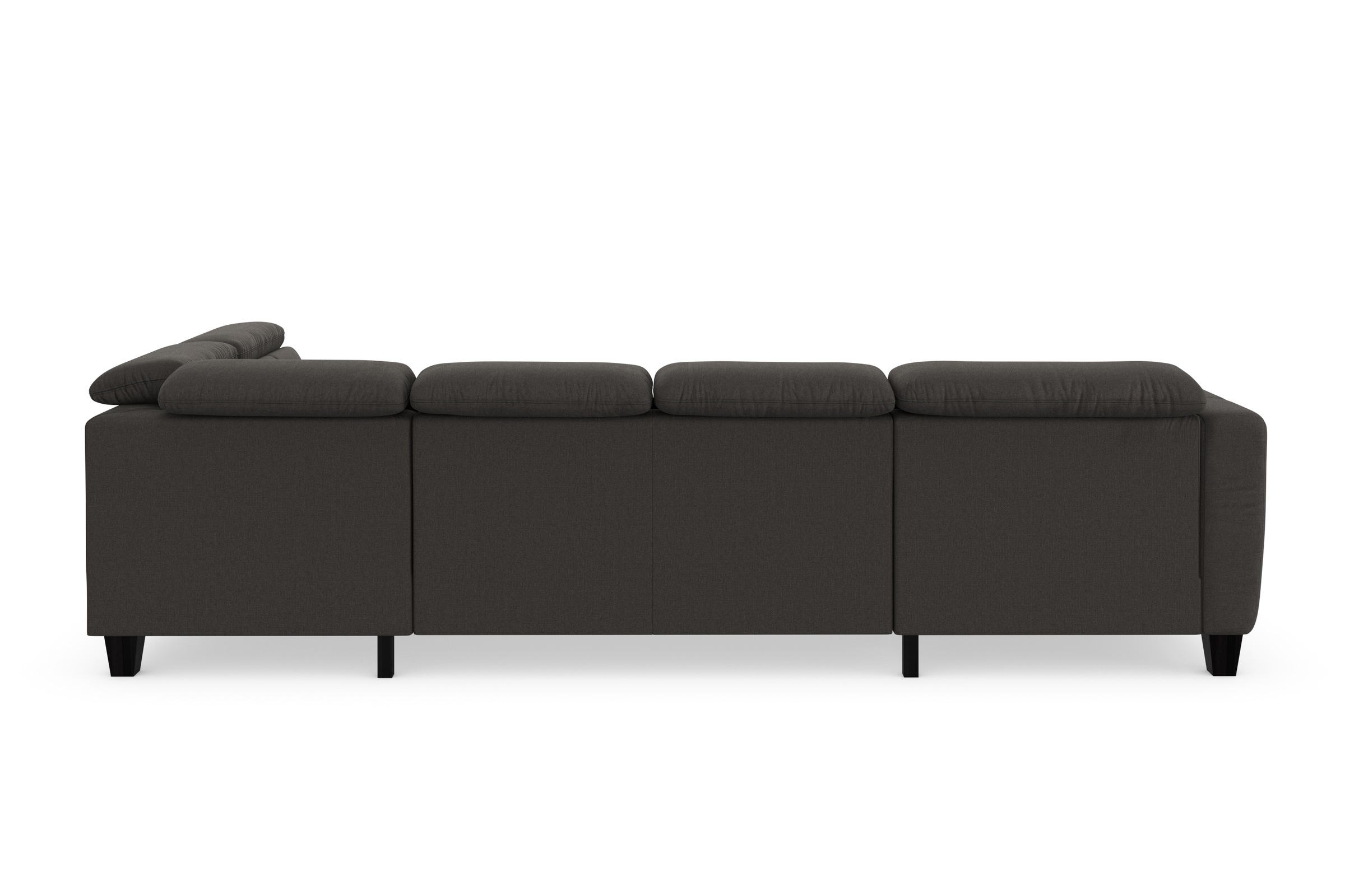 sit&more Wohnlandschaft »Belluci U-Form«, Kopfteilverstellung und Federkern, wahlweise mit Bettfunktion