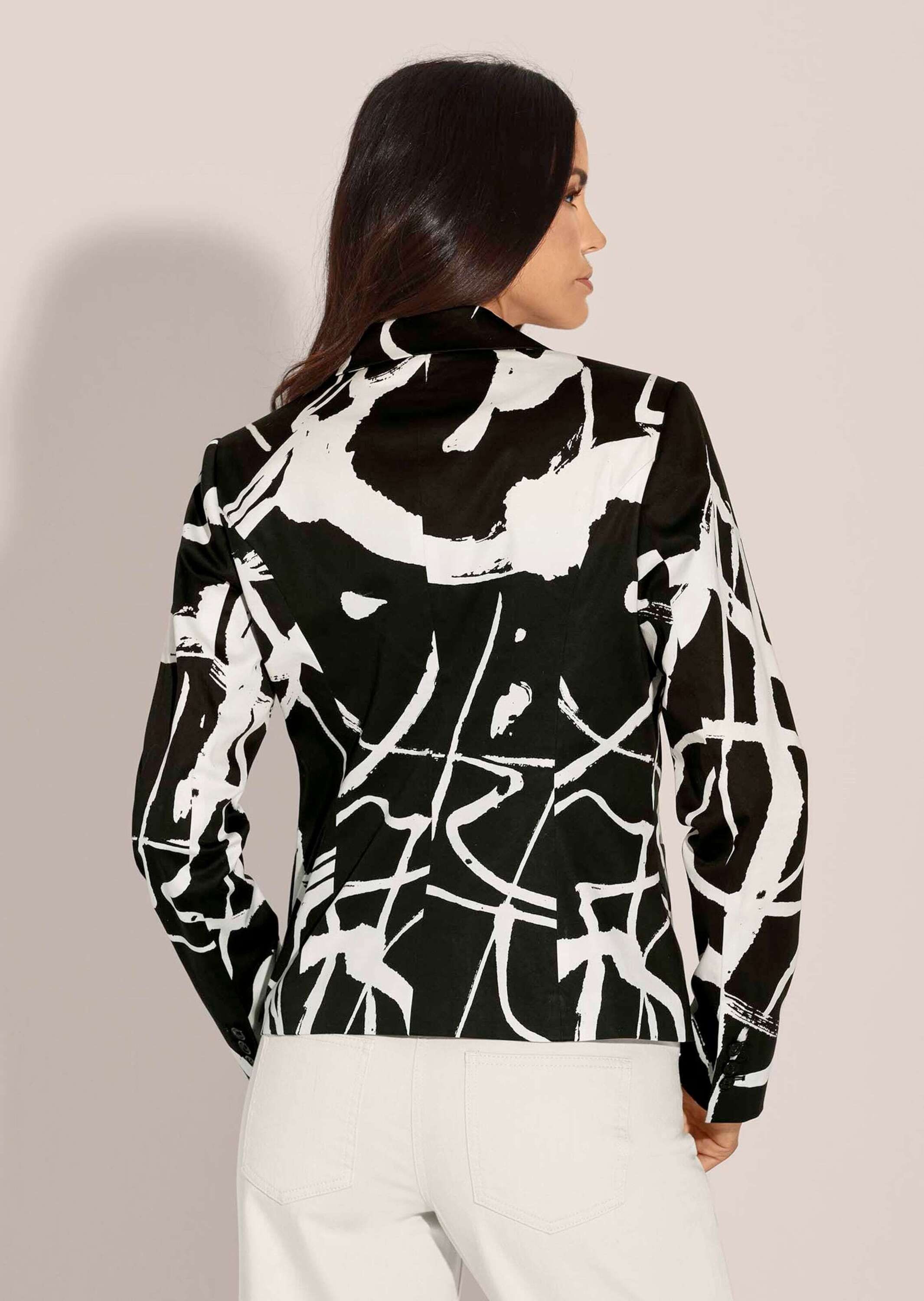 MADELEINE Jackenblazer »Blazer Kurzblazer mit Unikat-Print«