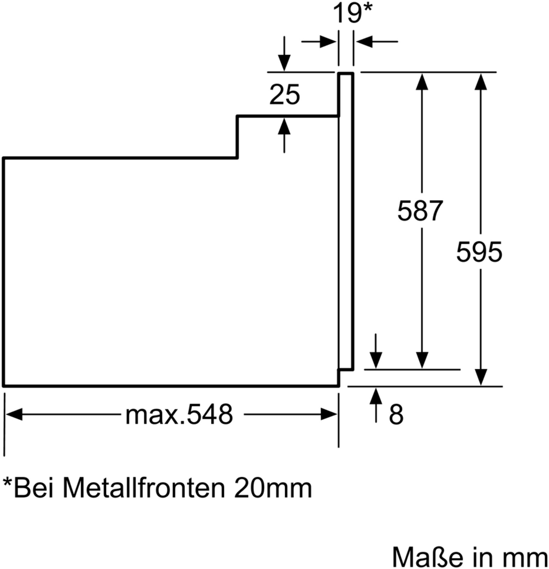 BOSCH Backofen-Set »HBF133BR0«, mit Teleskopauszug nachrüstbar, ecoClean Direct