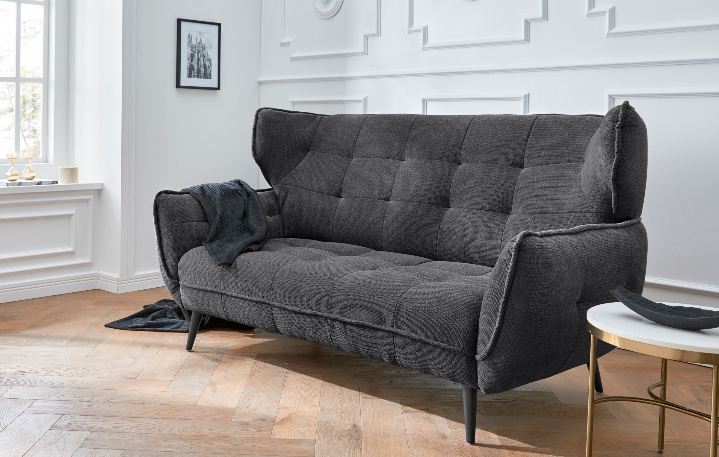 Leonique 2-Sitzer »Ariana«, Big-Sofa bzw. stylischer Hochlehner