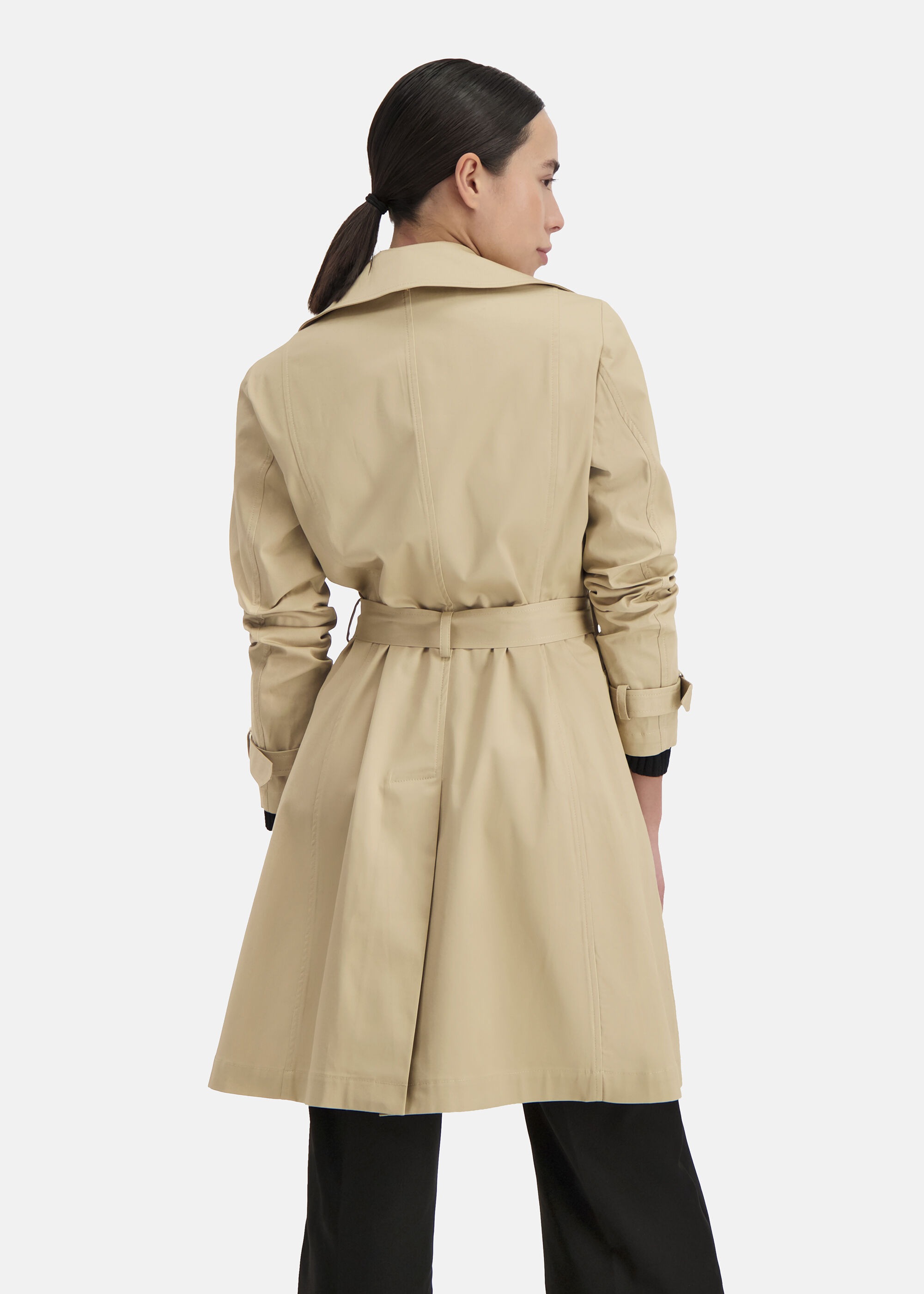 Nicowa Trenchcoat »Nicowa Trenchcoat TEKOWA« mit goldenen Details