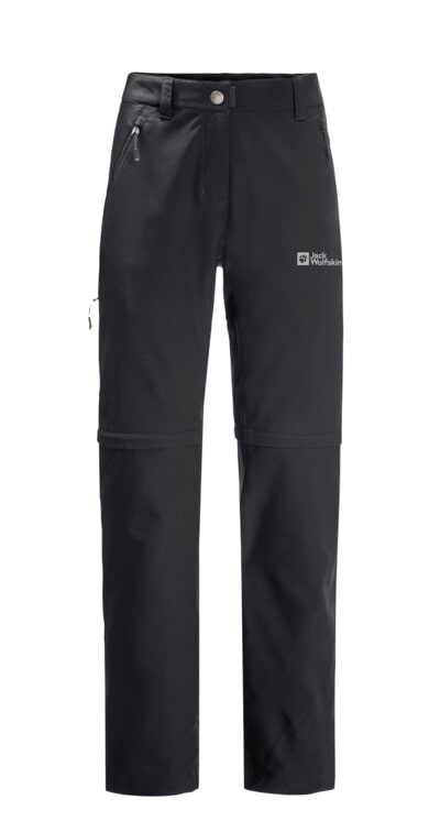 Jack Wolfskin Zip-off-Hose »ACTIVE TRACK ZIP OFF PANTS W«, lange Hose und Shorts in einem