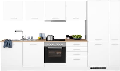 HELD MÖBEL Küchenzeile »Visby«, mit E-Geräten, Breite 330 cm kaufen