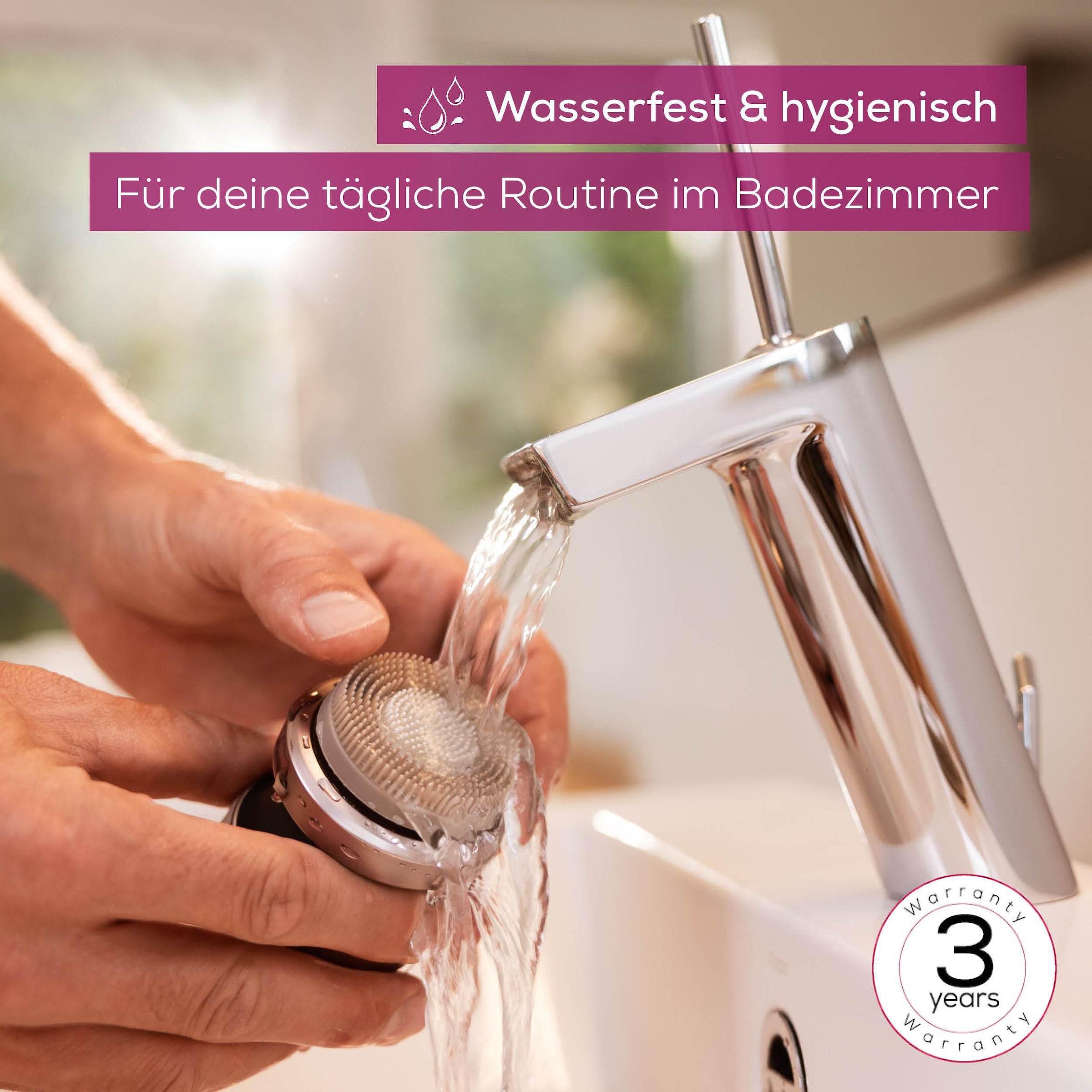 BEURER Elektrische Gesichtsreinigungsbürste »FC 59 Dual, für ein gepflegtes Hautbild« Mit 3 Bürstenaufsätzen für jeden Hauttypen & 2 Geschwindigkeitsstufen