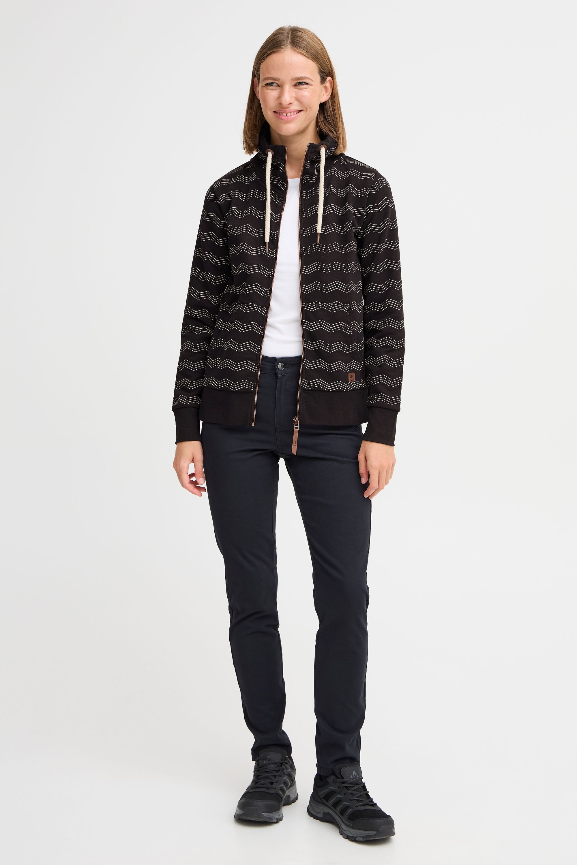 OXMO Funktions-Kapuzensweatjacke »Strickjacke OXVANTA«