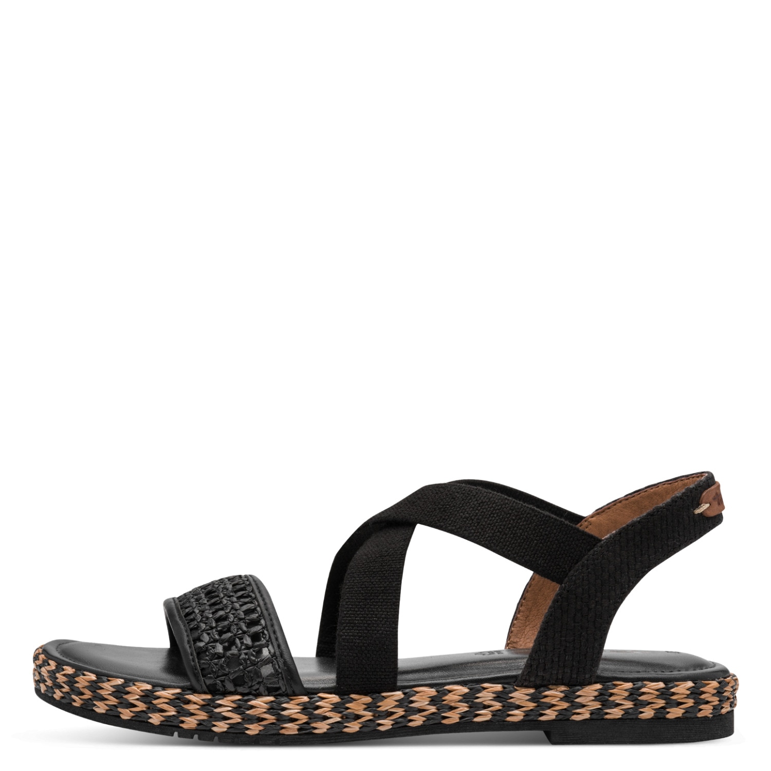 Tamaris Riemchensandale  Sommerschuh, Sandalette mit bestickter Sohle